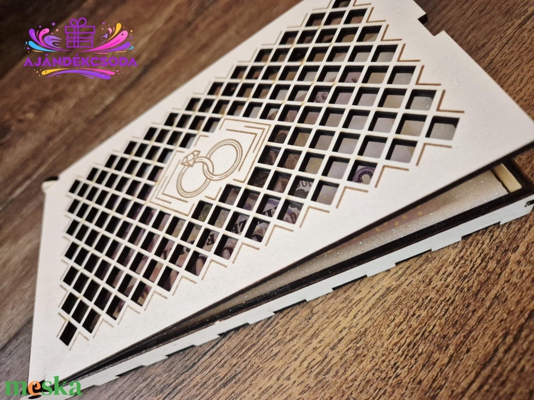 Esküvői pénz és ajndák átadó  - esküvő - emlék & ajándék - nászajándék - esküvői pénzátadó doboz - Meska.hu