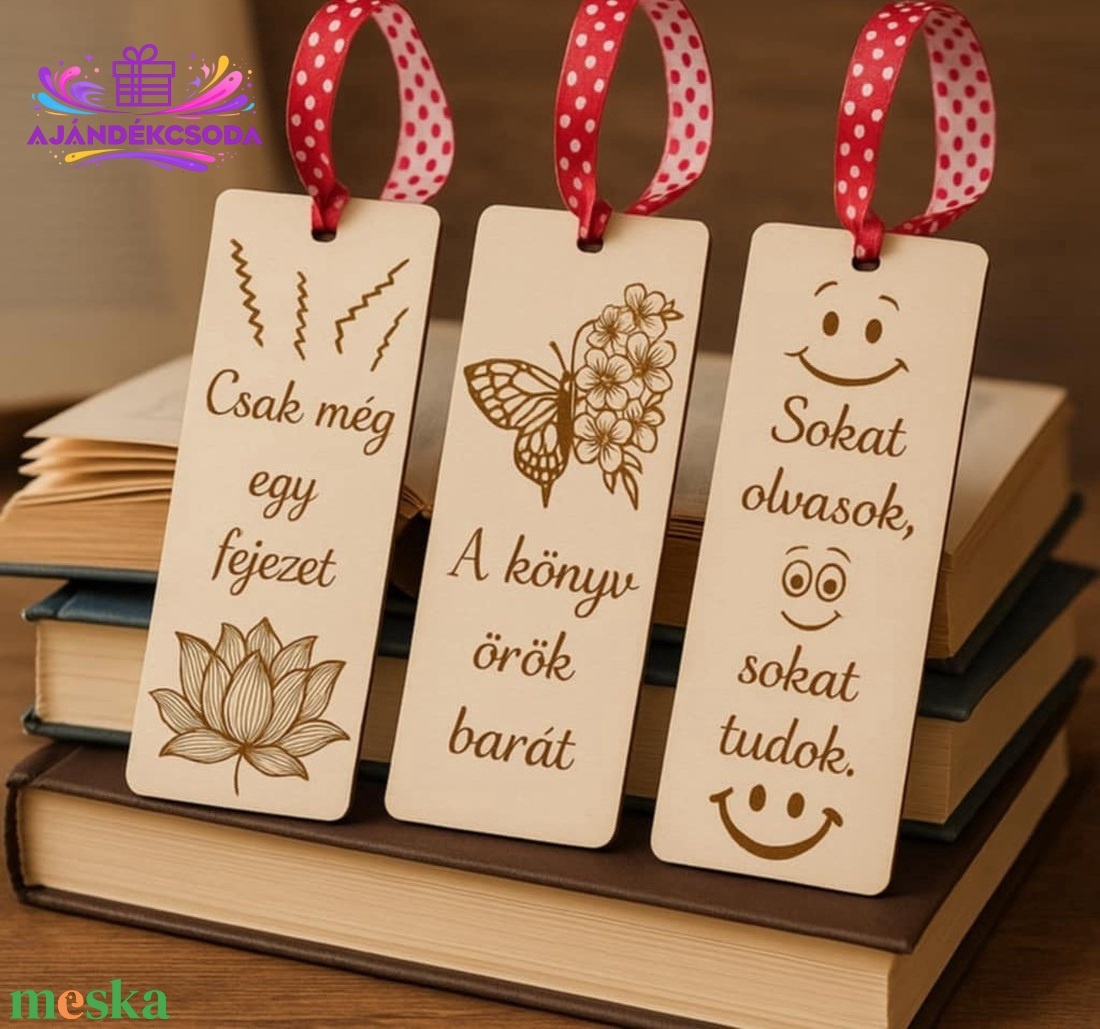 Egyedi, gravírozott fa könyvjelzők � lélekmelengető idézetekkel. - könyv & zene - könyvjelző - Meska.hu