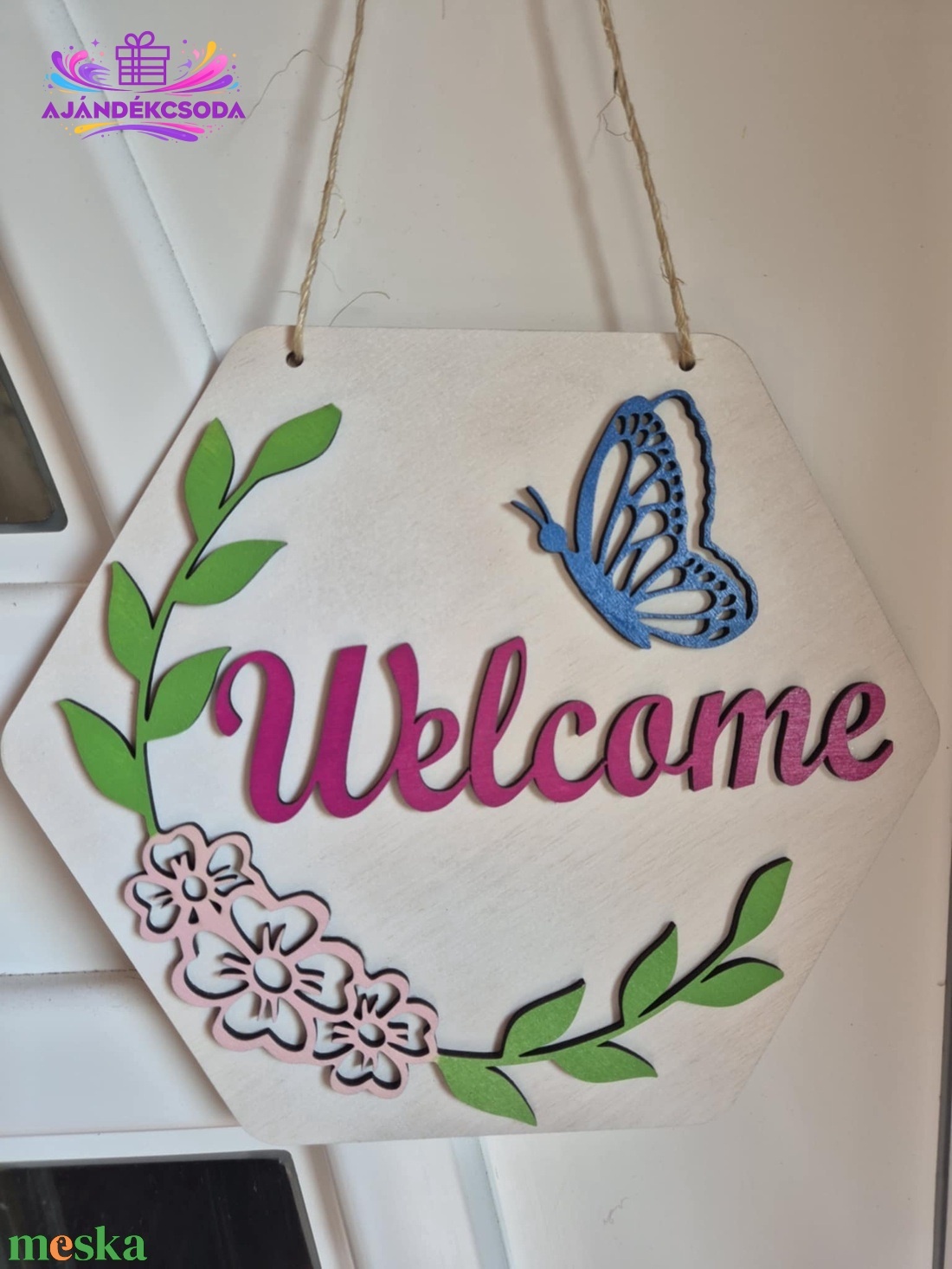 ajtótábla-ajtó dísz - otthon & életmód - dekoráció - ajtó- és ablak dekoráció - ajtódísz & kopogtató - Meska.hu