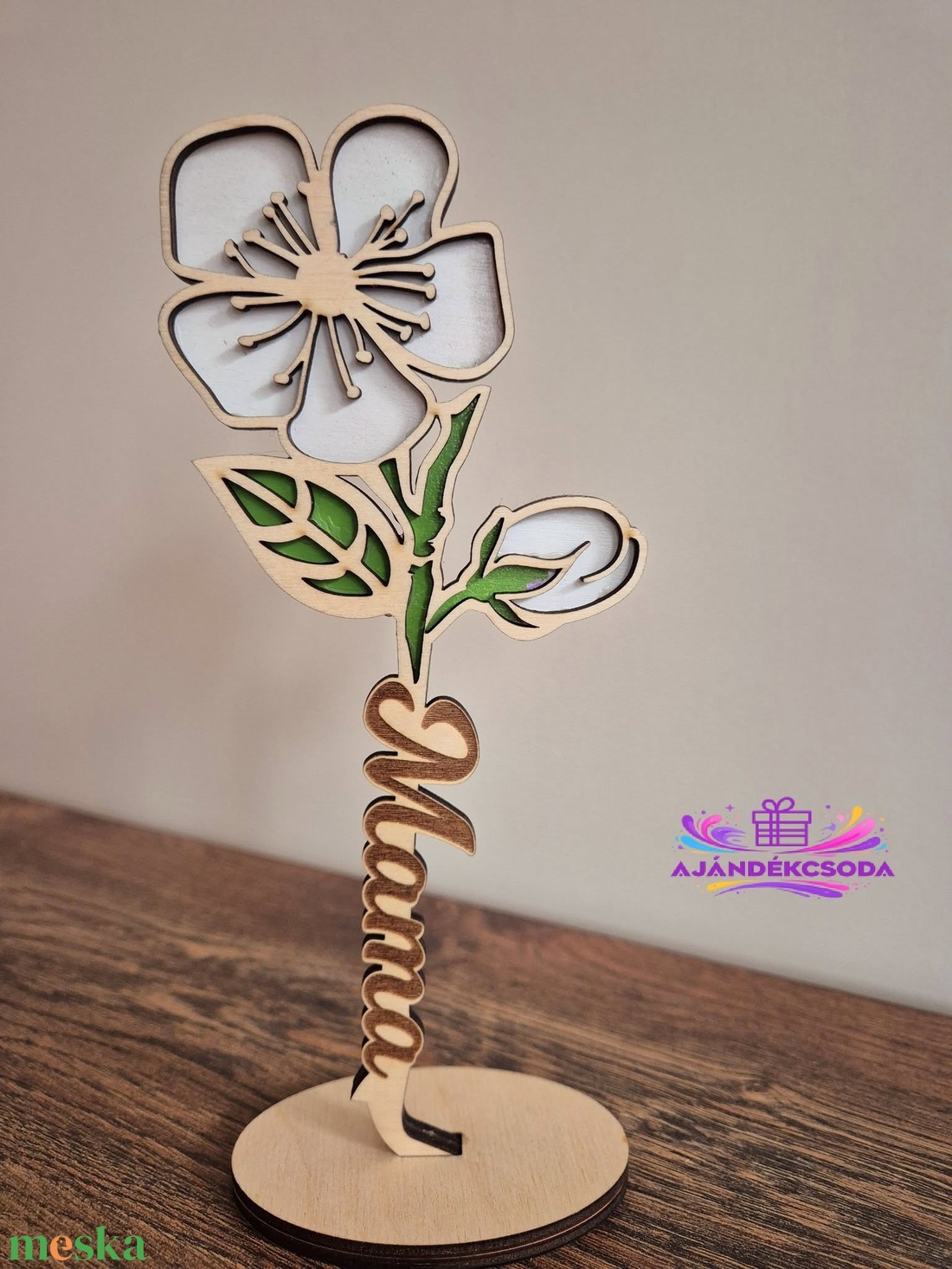  Egyedi virág � ajándék nőnapra, anyák napjára és különleges alkalmakra - otthon & életmód - virágdekoráció - virágdíszek - lézervágott virágdíszek - Meska.hu