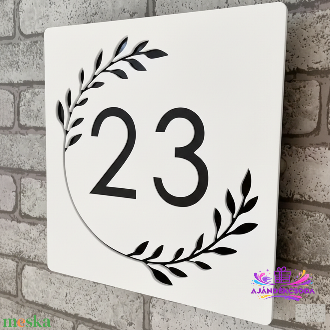  Egyedi házszámtábla-3D Nyomtatássla    - otthon & életmód - ház & kert - házszám - Meska.hu