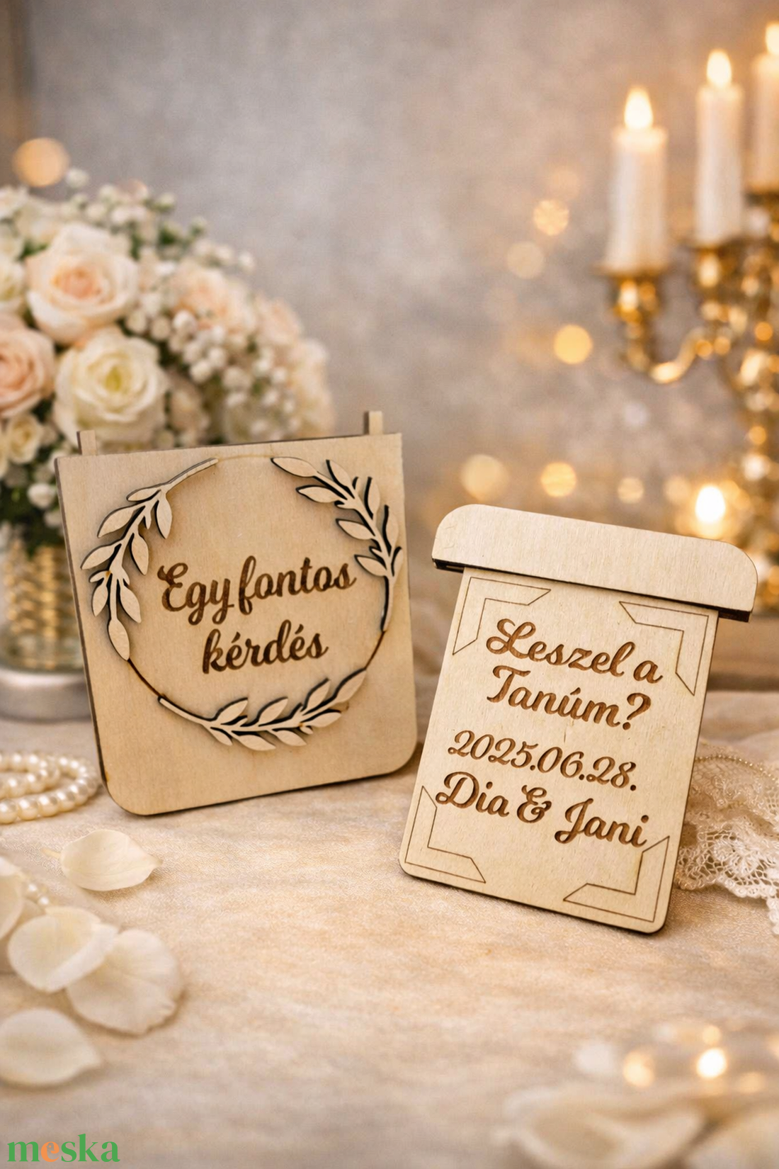 Tanúfelkérő - esküvő - meghívó & kártya - tanú felkérő - Meska.hu