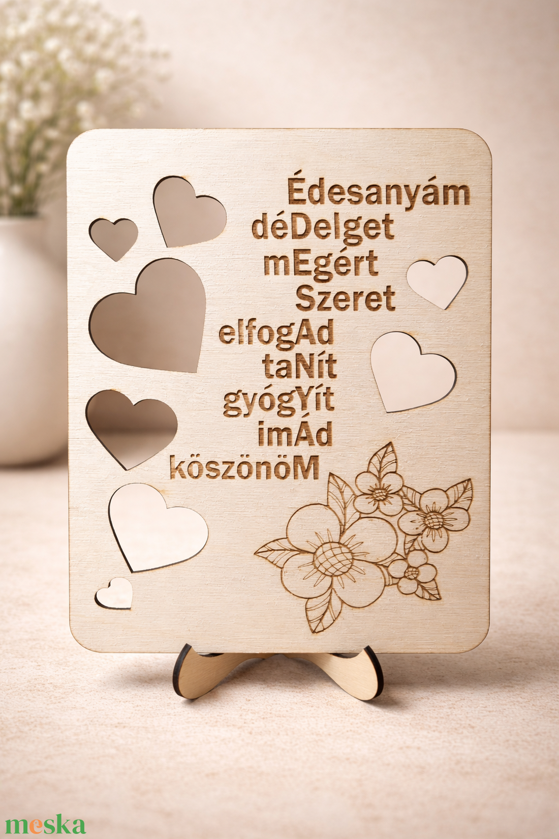 Anyáknapi tábla - otthon & életmód - dekoráció - asztal és polc dekoráció - asztaldísz - Meska.hu