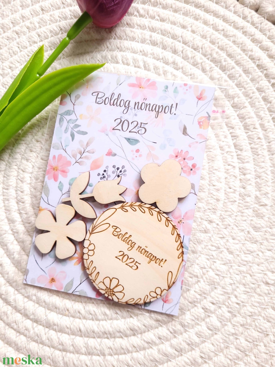 Nőnapi ajándék - tulipán - otthon & életmód - dekoráció - dísztárgy - Meska.hu