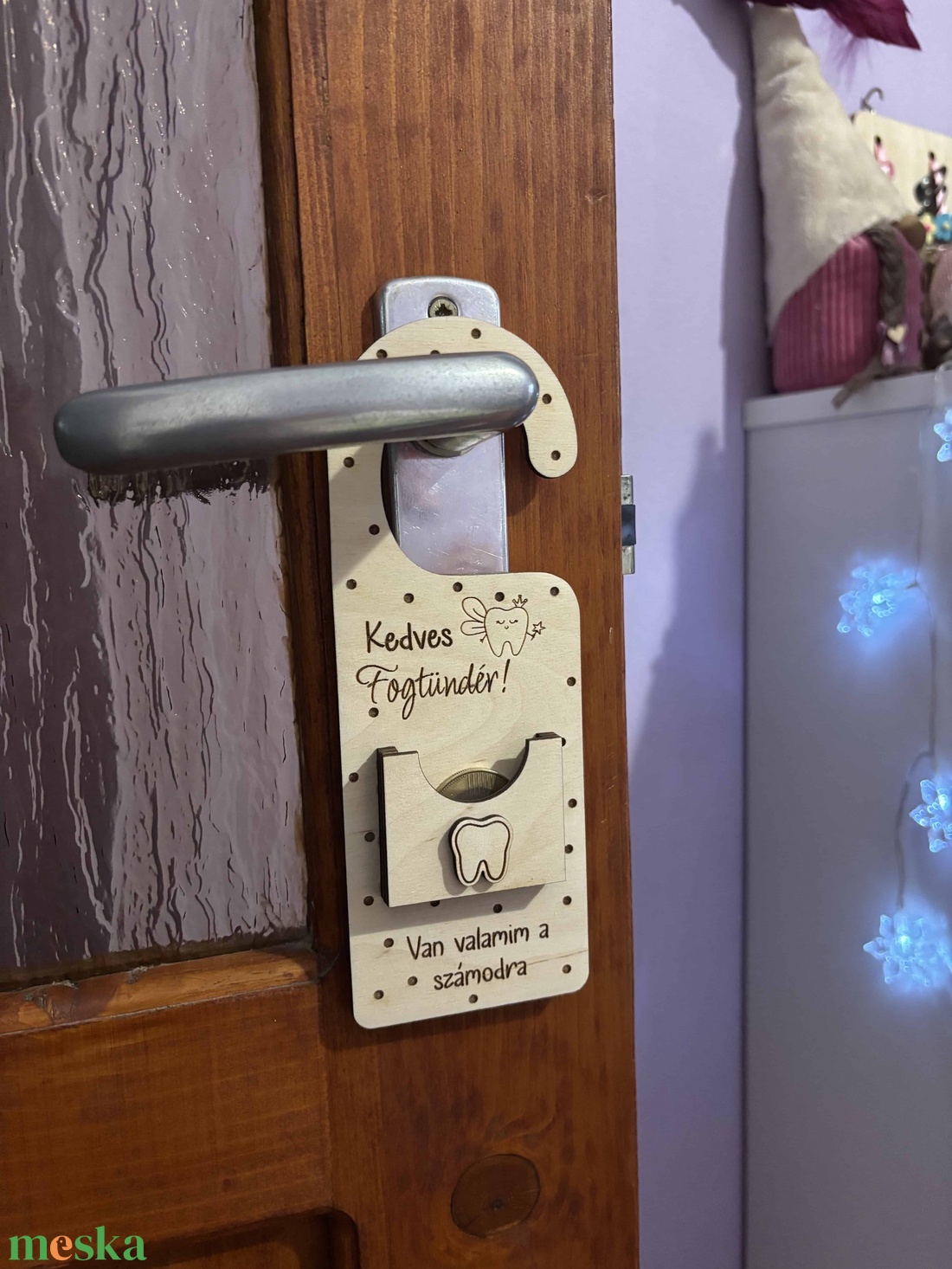 Fa fogtartó - otthon & életmód - babaszoba, gyerekszoba - babaszoba dekoráció - Meska.hu