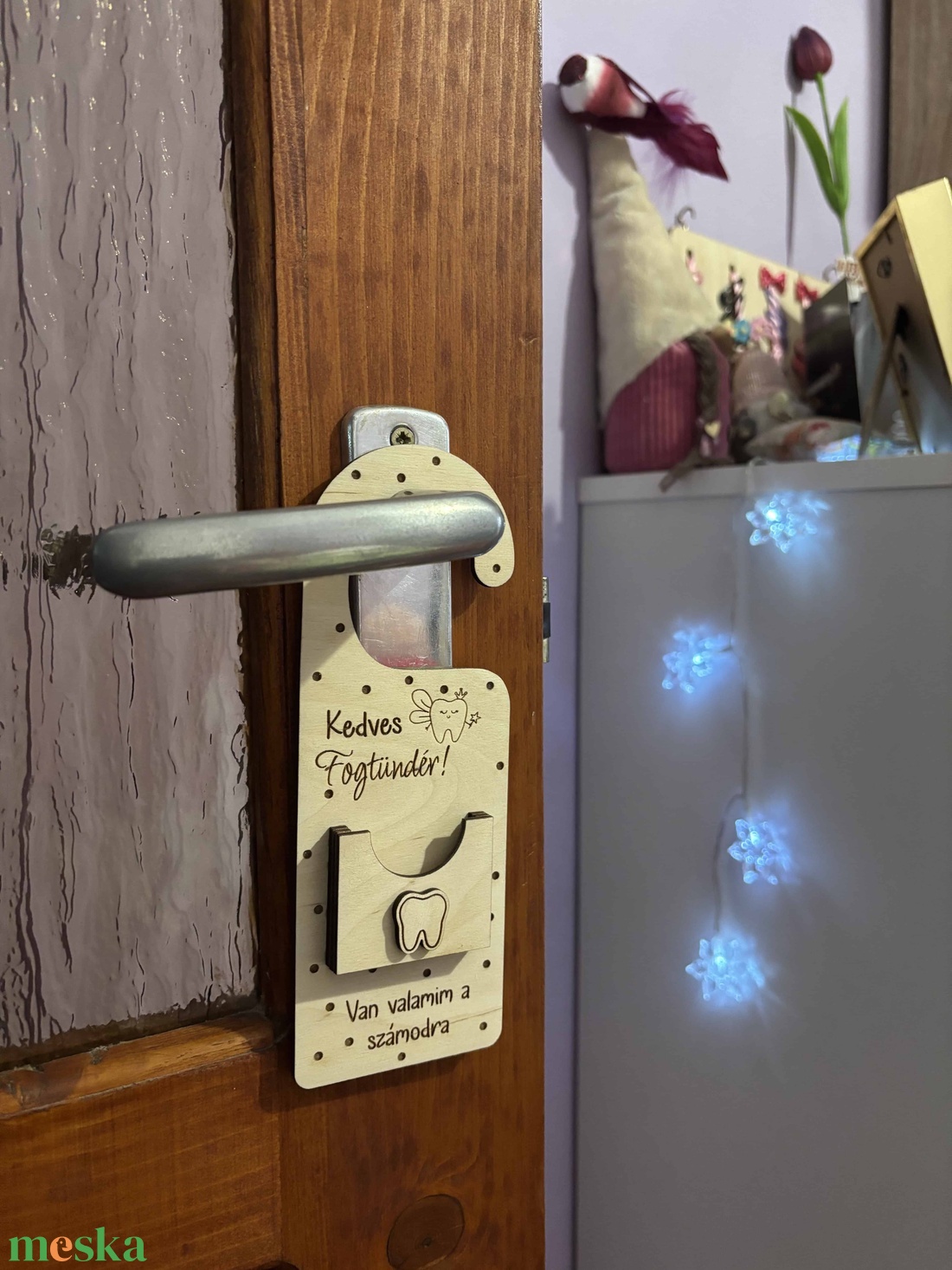 Fa fogtartó - otthon & életmód - babaszoba, gyerekszoba - babaszoba dekoráció - Meska.hu
