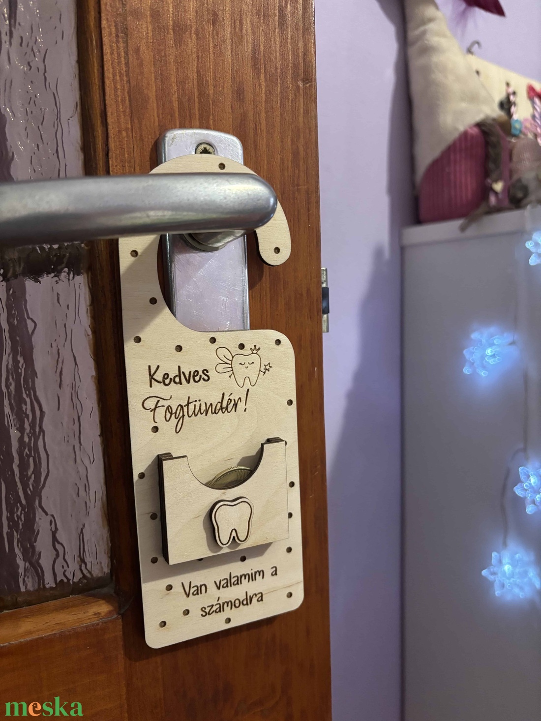 Fa fogtartó - otthon & életmód - babaszoba, gyerekszoba - babaszoba dekoráció - Meska.hu