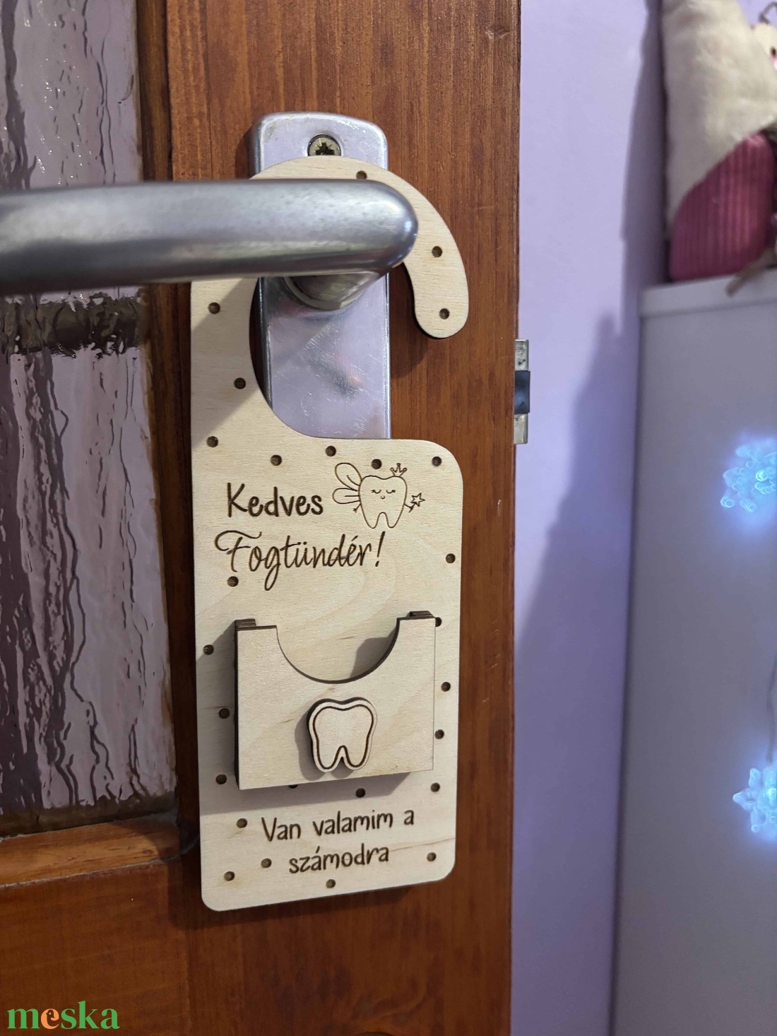 Fa fogtartó - otthon & életmód - babaszoba, gyerekszoba - babaszoba dekoráció - Meska.hu
