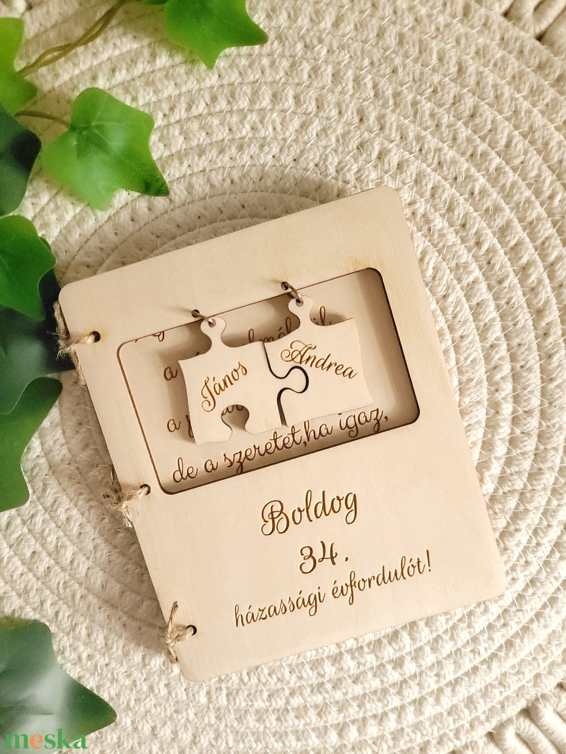 Házassági évforduló ajándék - könyv & zene - könyv - Meska.hu