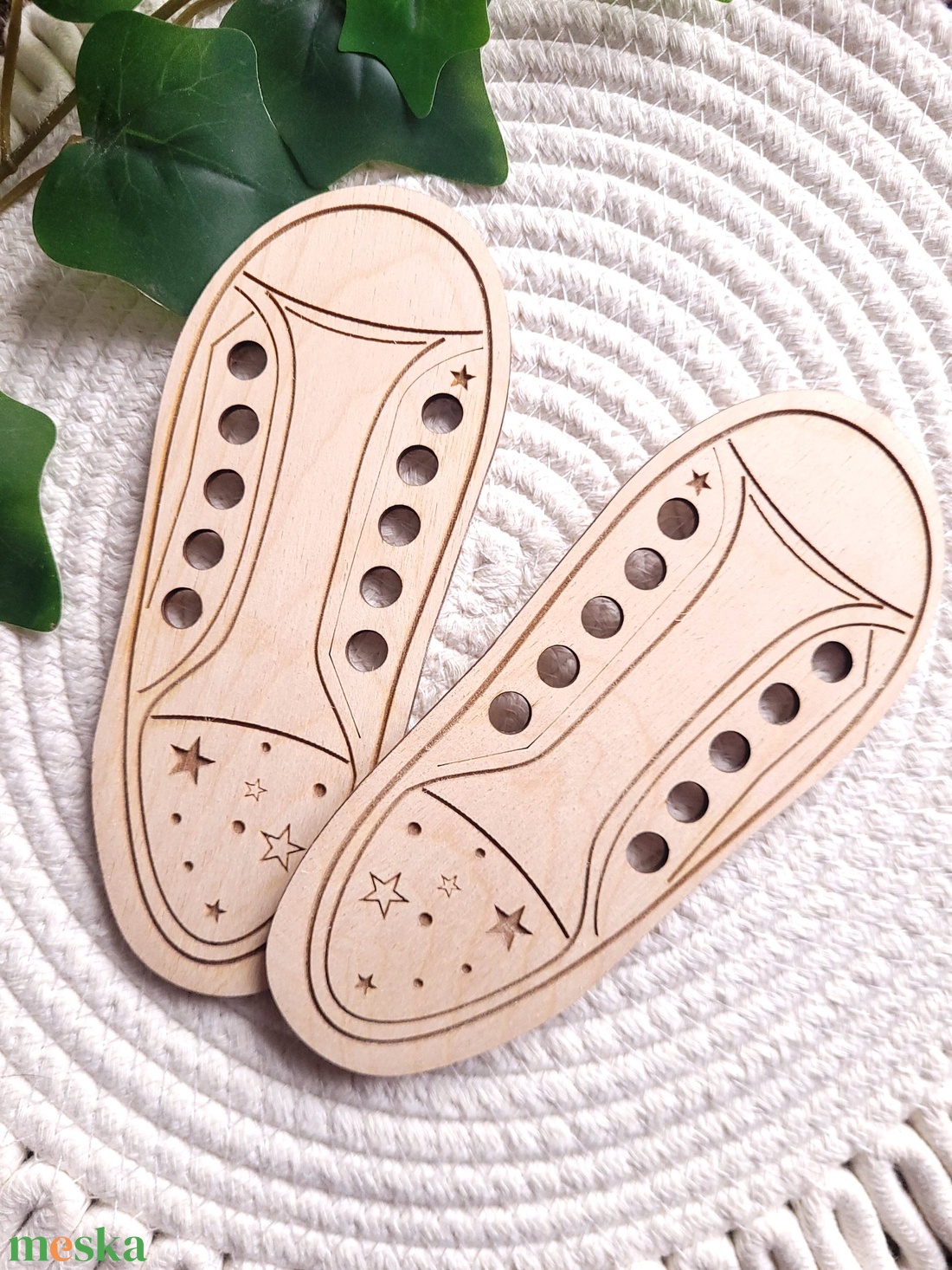 Fejlesztő játék-Cipő � cipőkötés tanuló játék gyerekeknek - játék & sport - készségfejlesztő és logikai játék - oktató játékok - Meska.hu