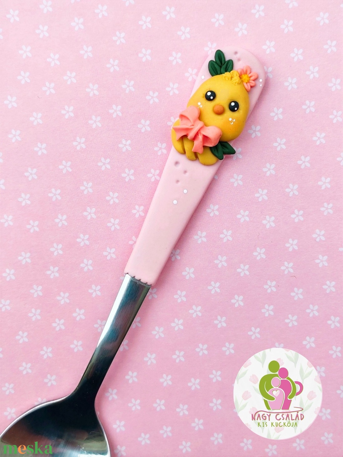 Csibés kanál - otthon & életmód - konyhafelszerelés, tálalás - tálalás - kanál & villa - Meska.hu