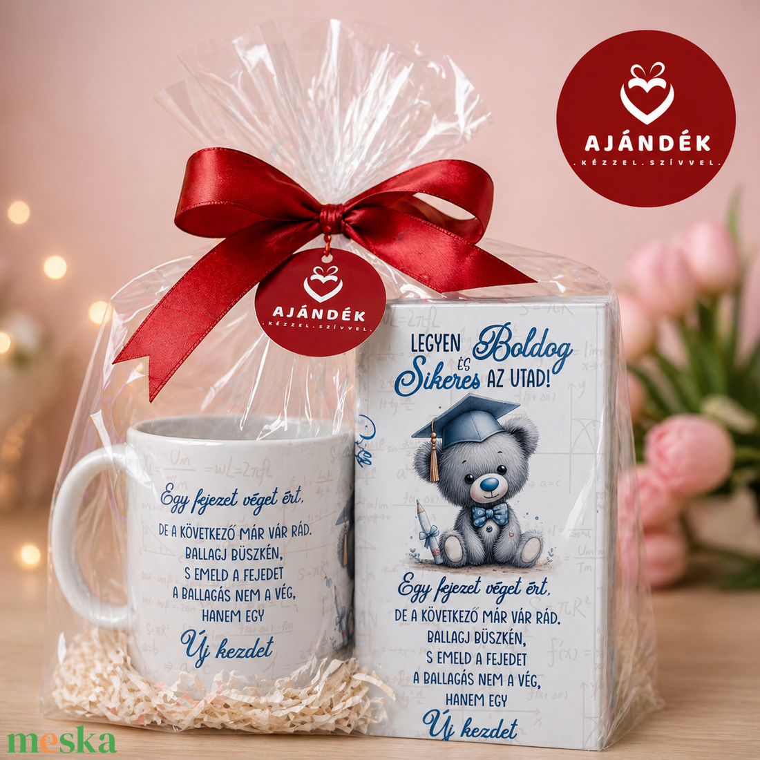 Ballagási bögre és csoki szett - otthon & életmód - konyhafelszerelés, tálalás - tálalás - bögre & csésze - Meska.hu