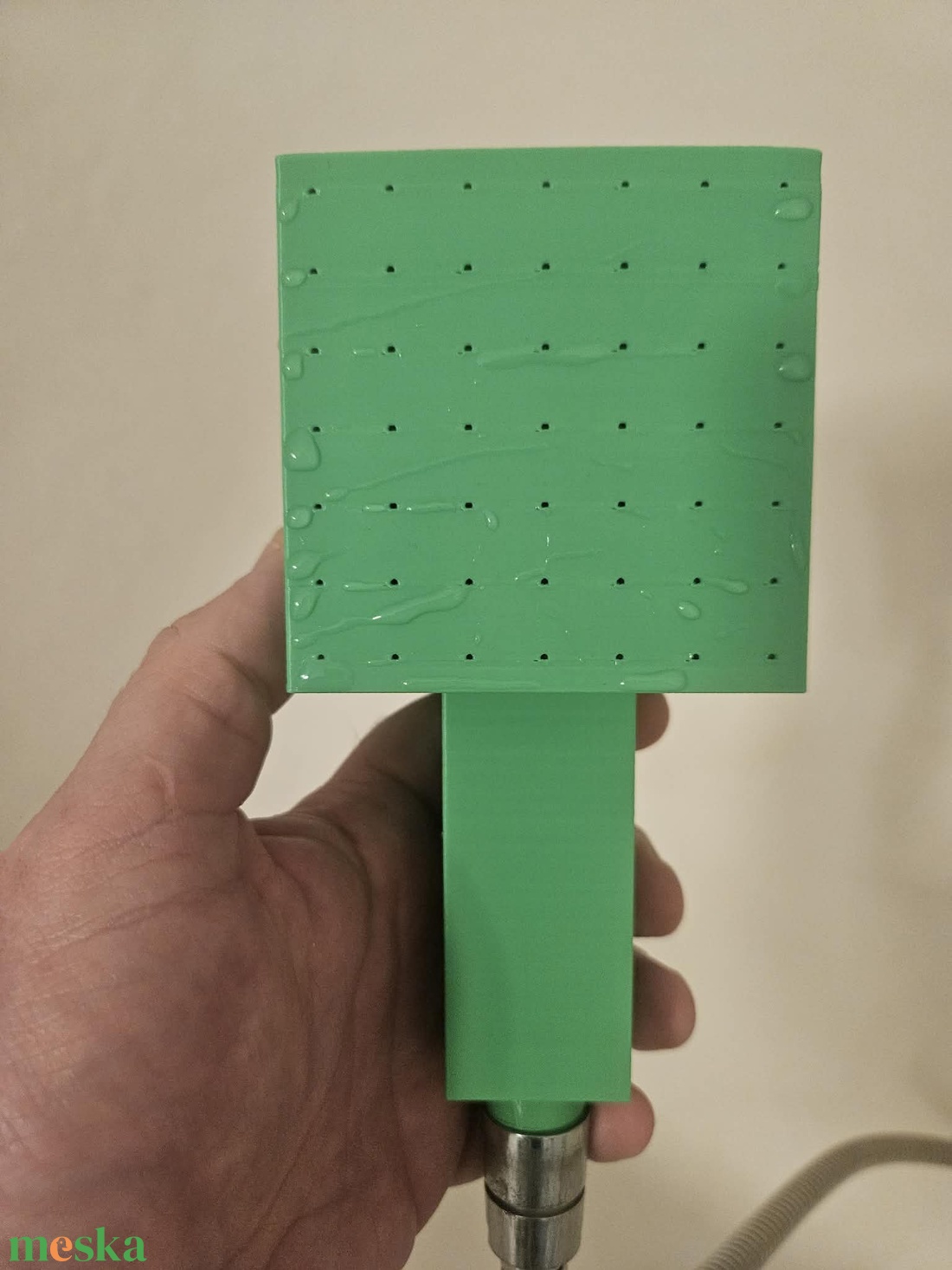 zuhanyfej kocka mániásoknak - otthon & életmód - fürdőszoba - fürdőszobai dekoráció - Meska.hu