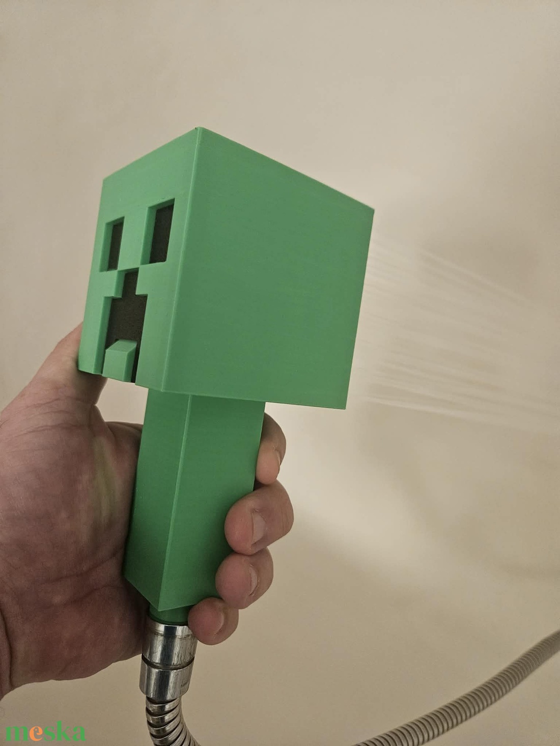 zuhanyfej kocka mániásoknak - otthon & életmód - fürdőszoba - fürdőszobai dekoráció - Meska.hu