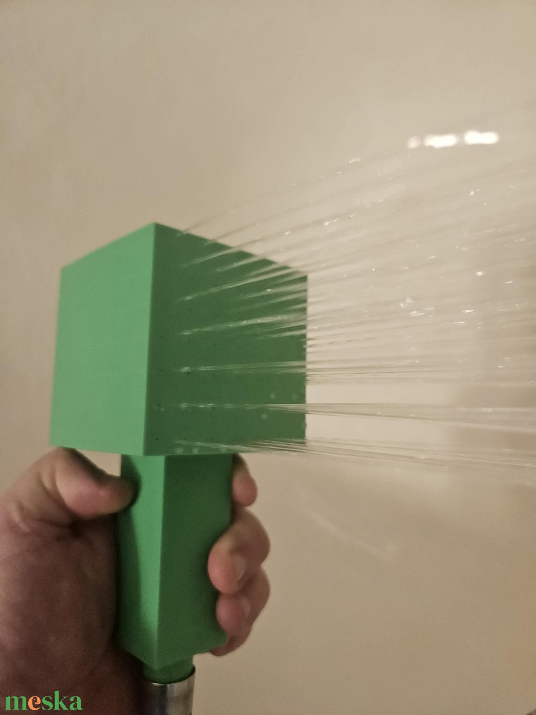 zuhanyfej kocka mániásoknak - otthon & életmód - fürdőszoba - fürdőszobai dekoráció - Meska.hu