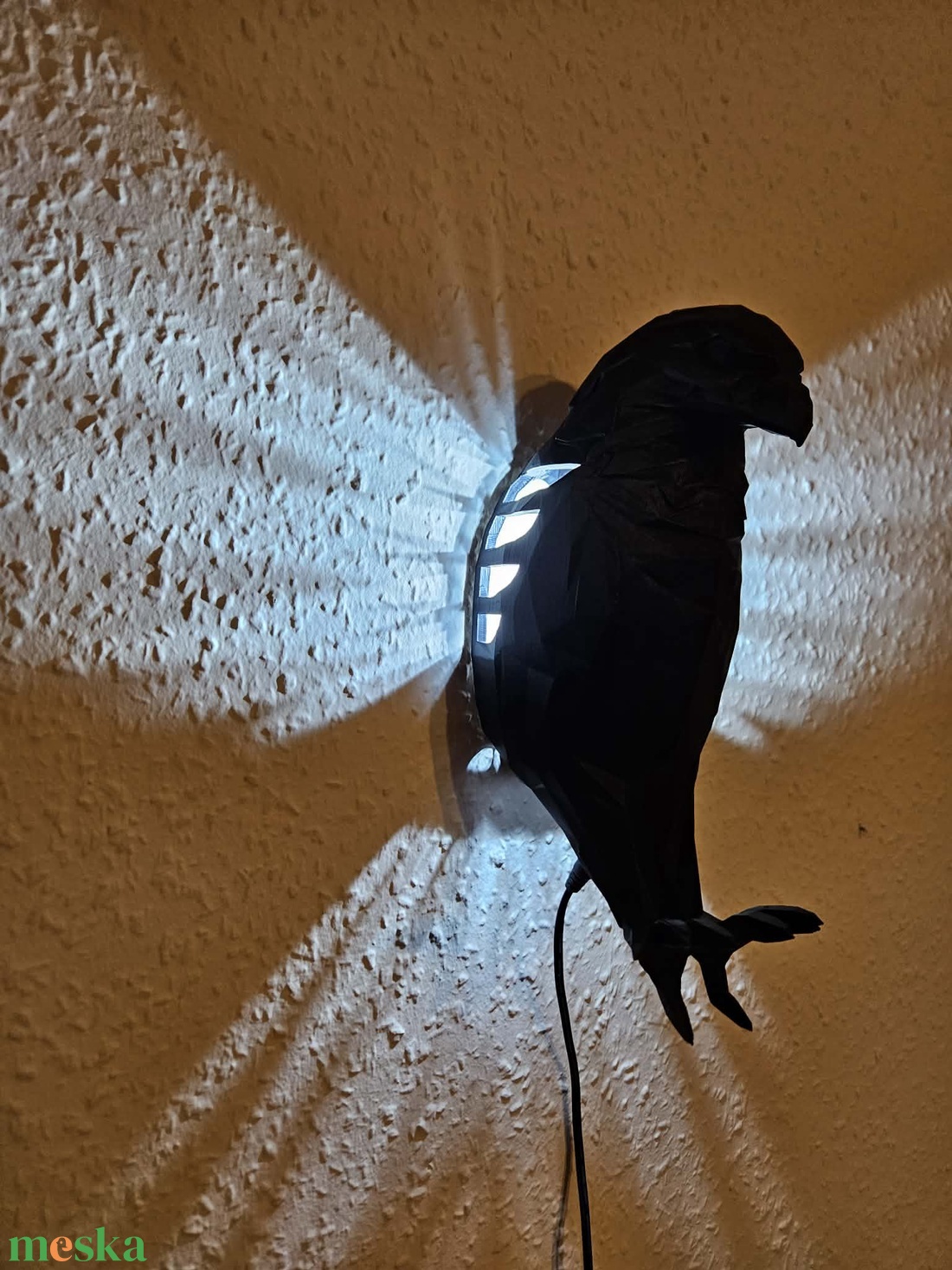 SAS formájú fali lámpa - otthon & életmód - lámpa - hangulatlámpa - Meska.hu