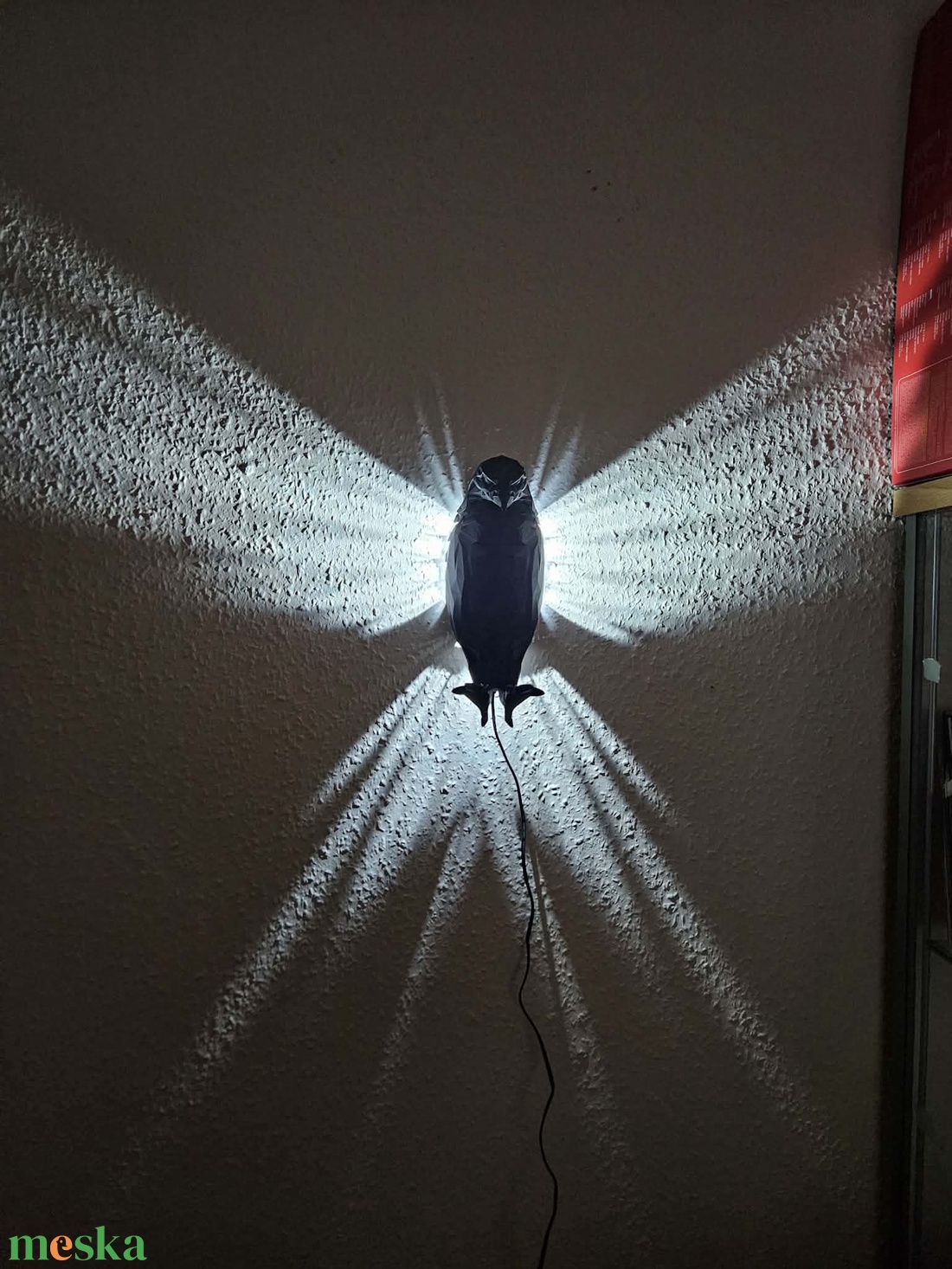 SAS formájú fali lámpa - otthon & életmód - lámpa - hangulatlámpa - Meska.hu