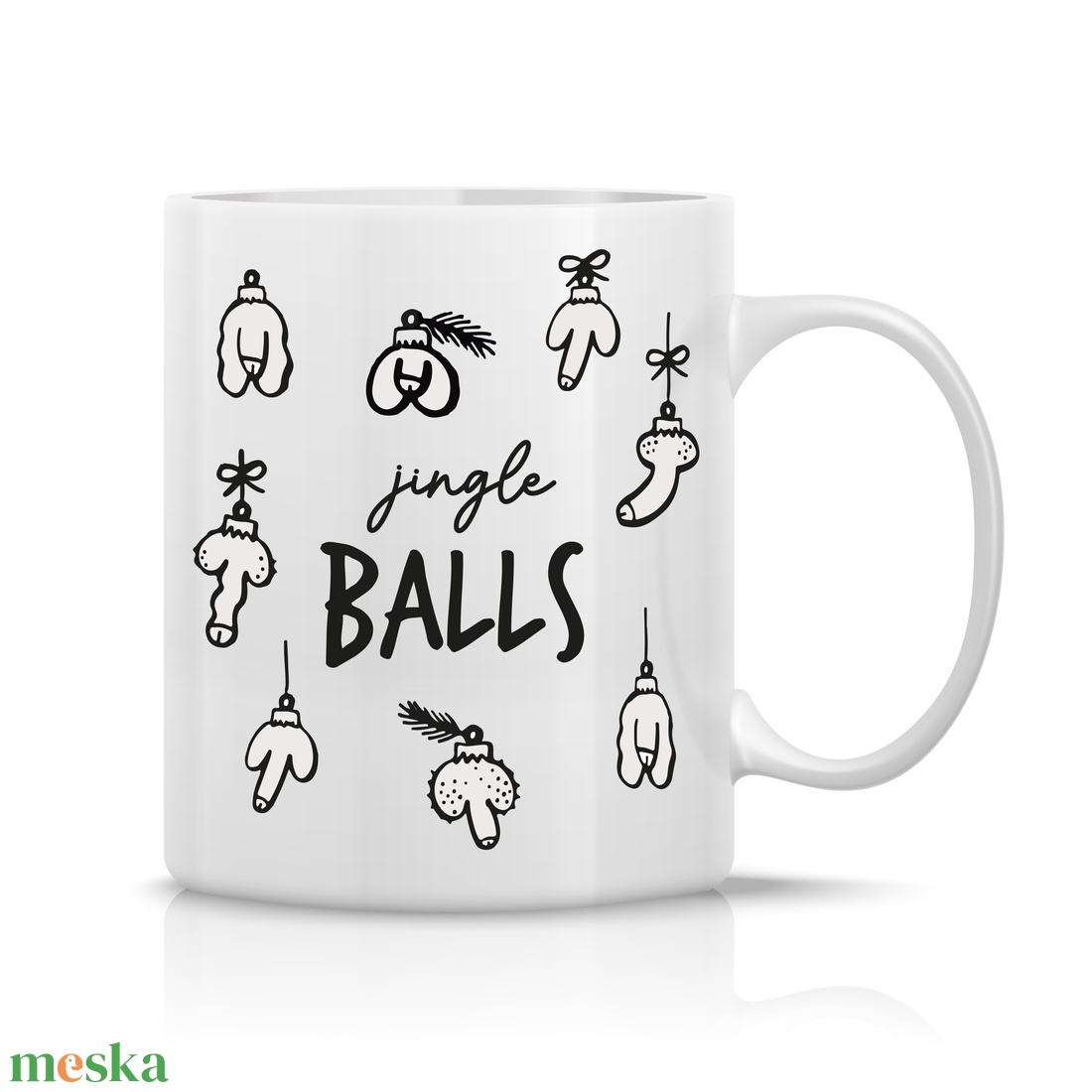 Jinkgle balls bögre - otthon & életmód - konyhafelszerelés, tálalás - tálalás - bögre & csésze - Meska.hu