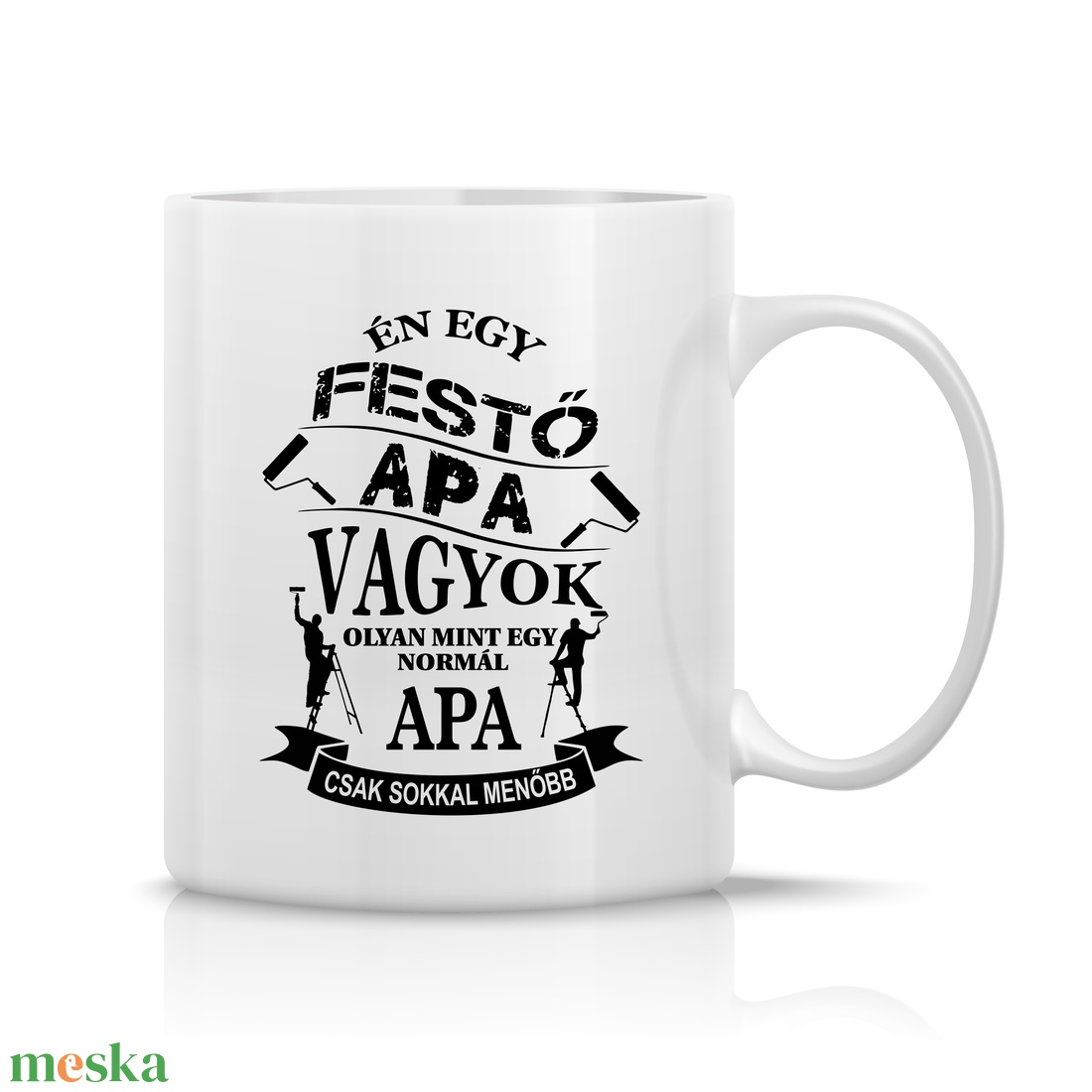 Festő Apa bögre - otthon & életmód - konyhafelszerelés, tálalás - tálalás - bögre & csésze - Meska.hu