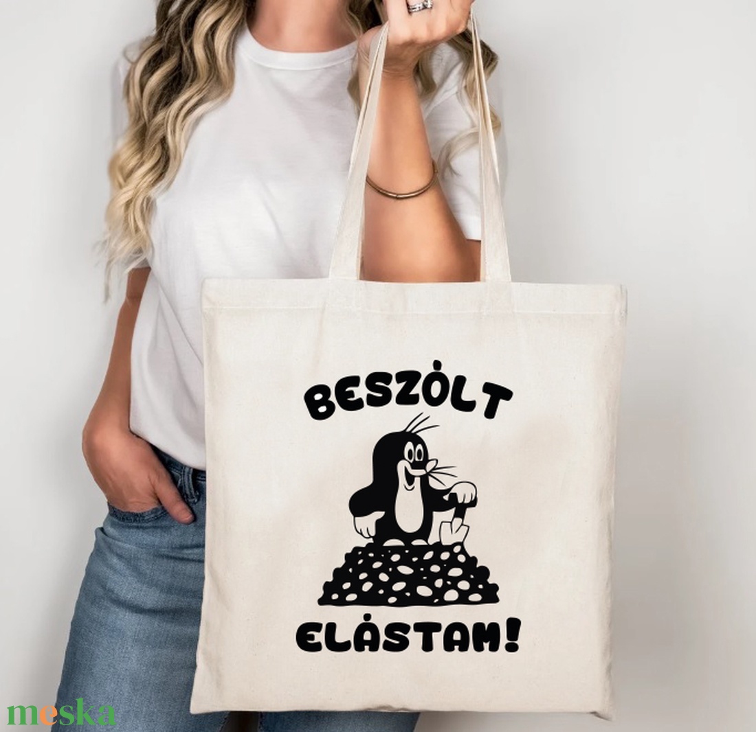 Beszólt, elástam vászontáska/bevásárlótáska - táska & tok - bevásárlás & shopper táska - shopper, textiltáska, szatyor - Meska.hu Beszólt, elástam vászontáska/bevásárlótáska - táska & tok - bevásárlás & shopper táska - shopper, textiltáska, szatyor - Meska.hu