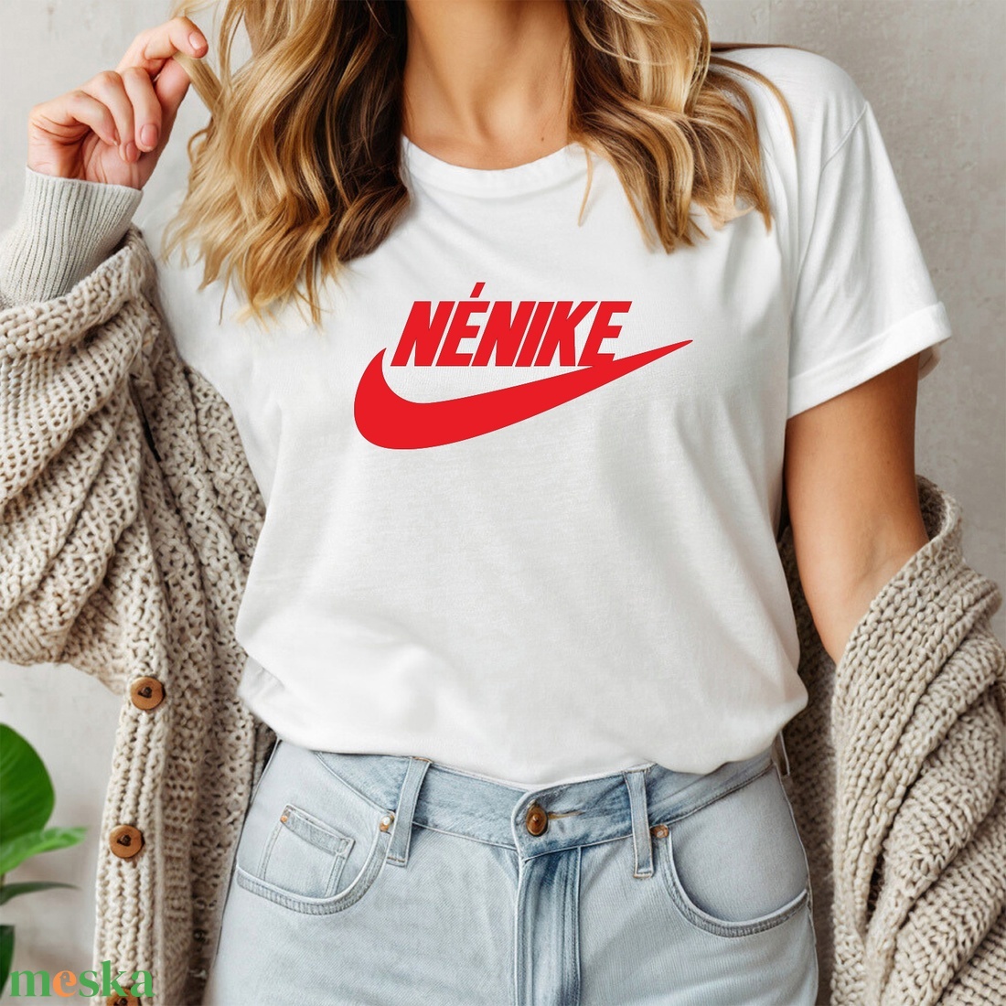 Nénike női póló - ruha & divat - női ruha - póló, felső - Meska.hu Nénike női póló - ruha & divat - női ruha - póló, felső - Meska.hu