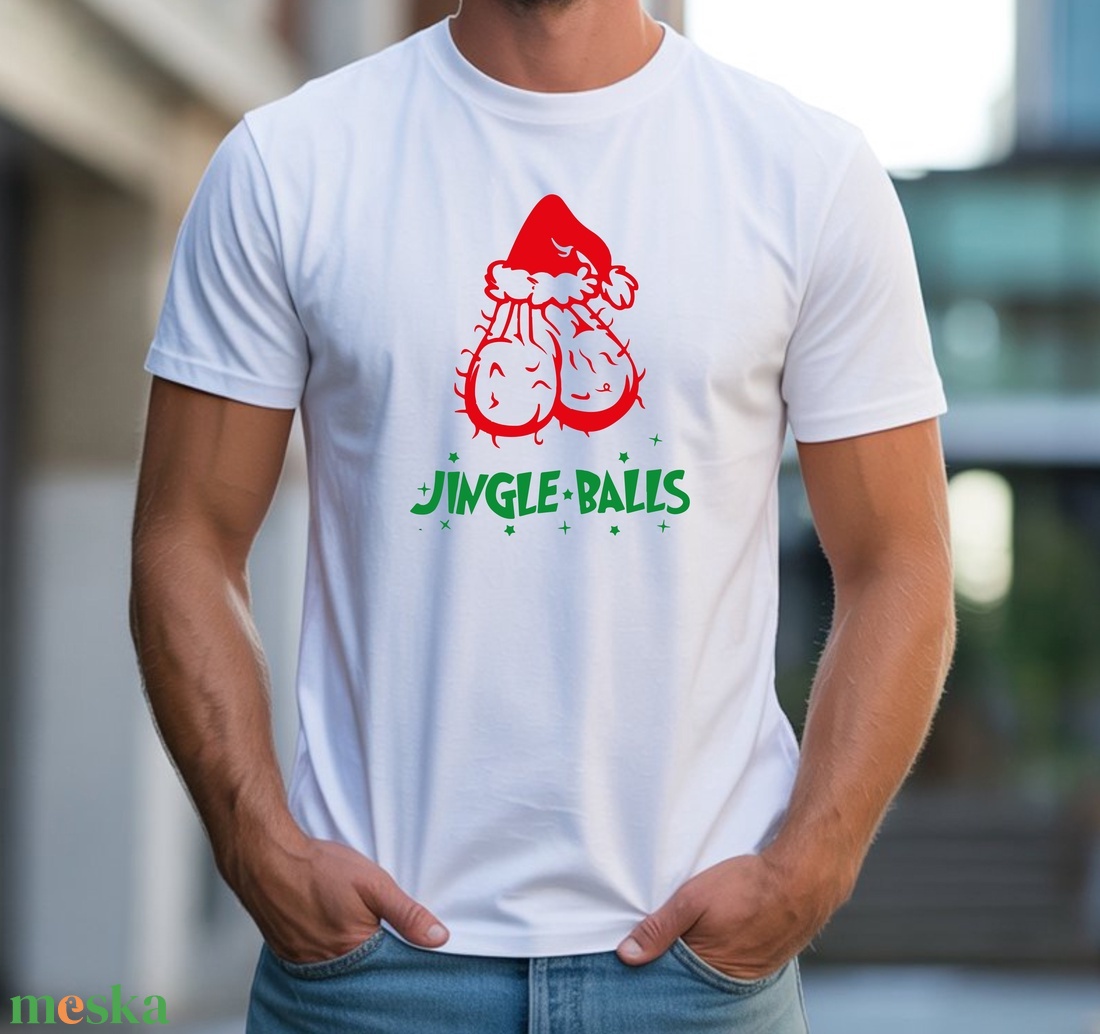 Jingle balls férfi póló - ruha & divat - férfi ruha - póló - Meska.hu Jingle balls férfi póló - ruha & divat - férfi ruha - póló - Meska.hu
