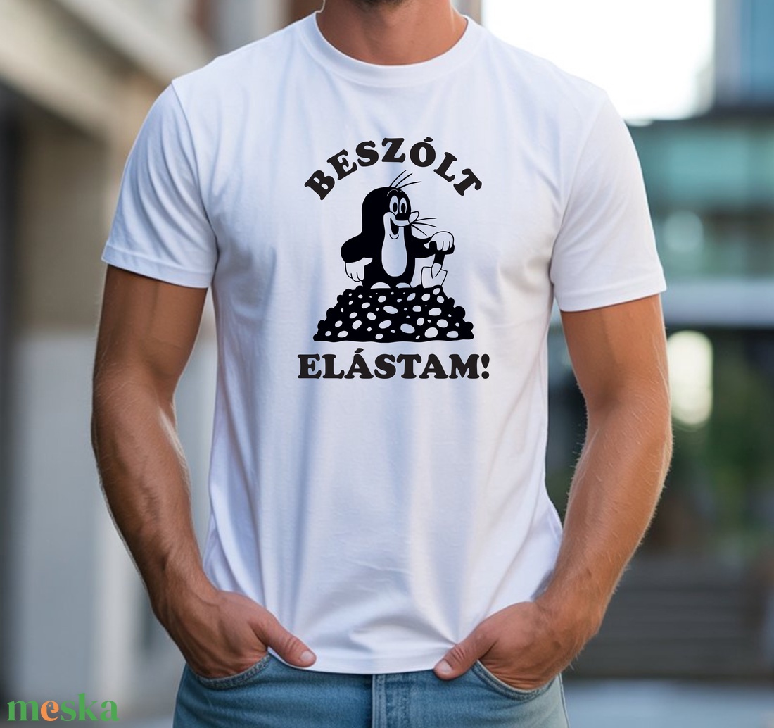 Beszólt, elástam férfi póló - ruha & divat - férfi ruha - póló - Meska.hu Beszólt, elástam férfi póló - ruha & divat - férfi ruha - póló - Meska.hu