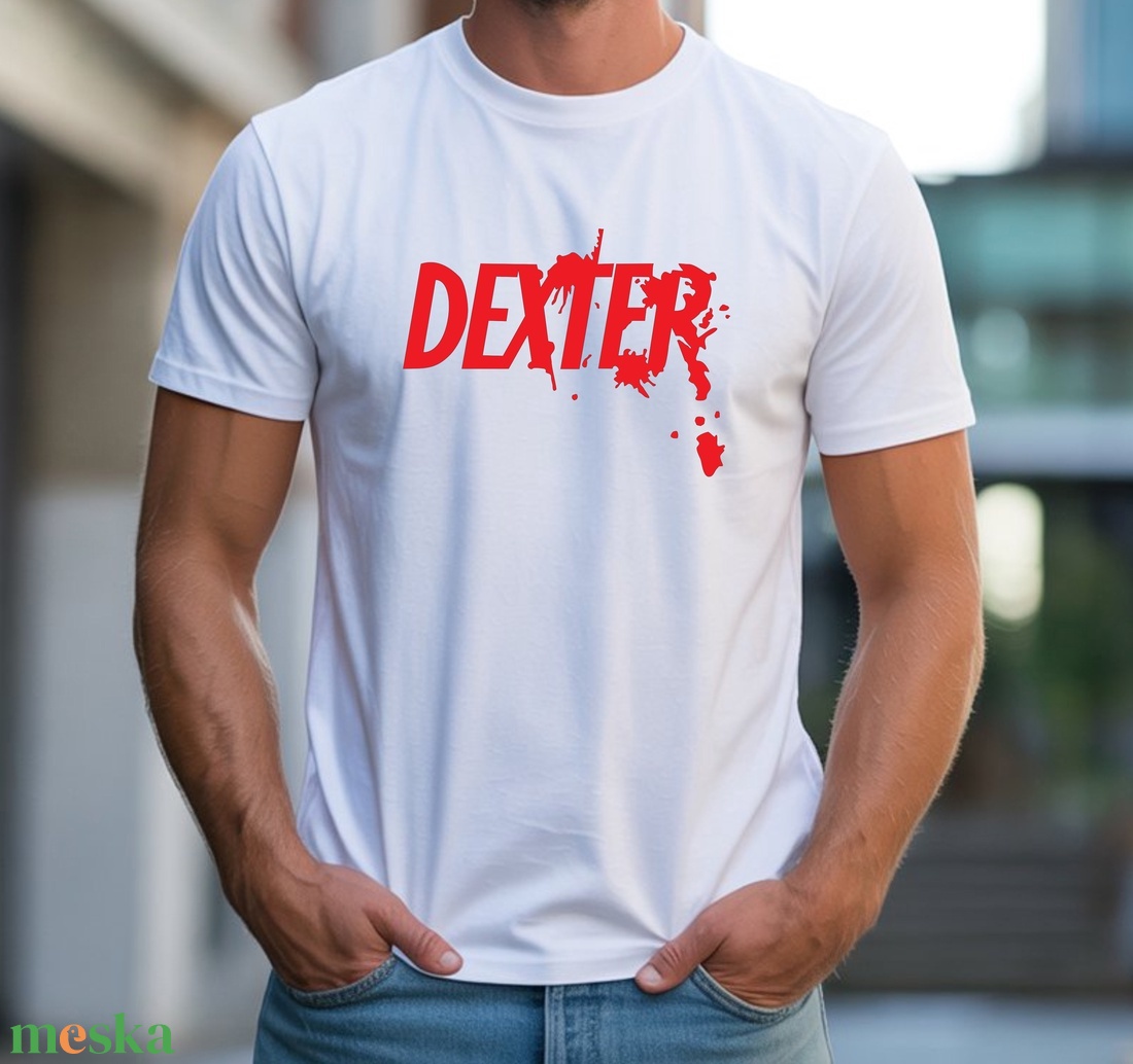 Dexter férfi póló - ruha & divat - férfi ruha - póló - Meska.hu Dexter férfi póló - ruha & divat - férfi ruha - póló - Meska.hu