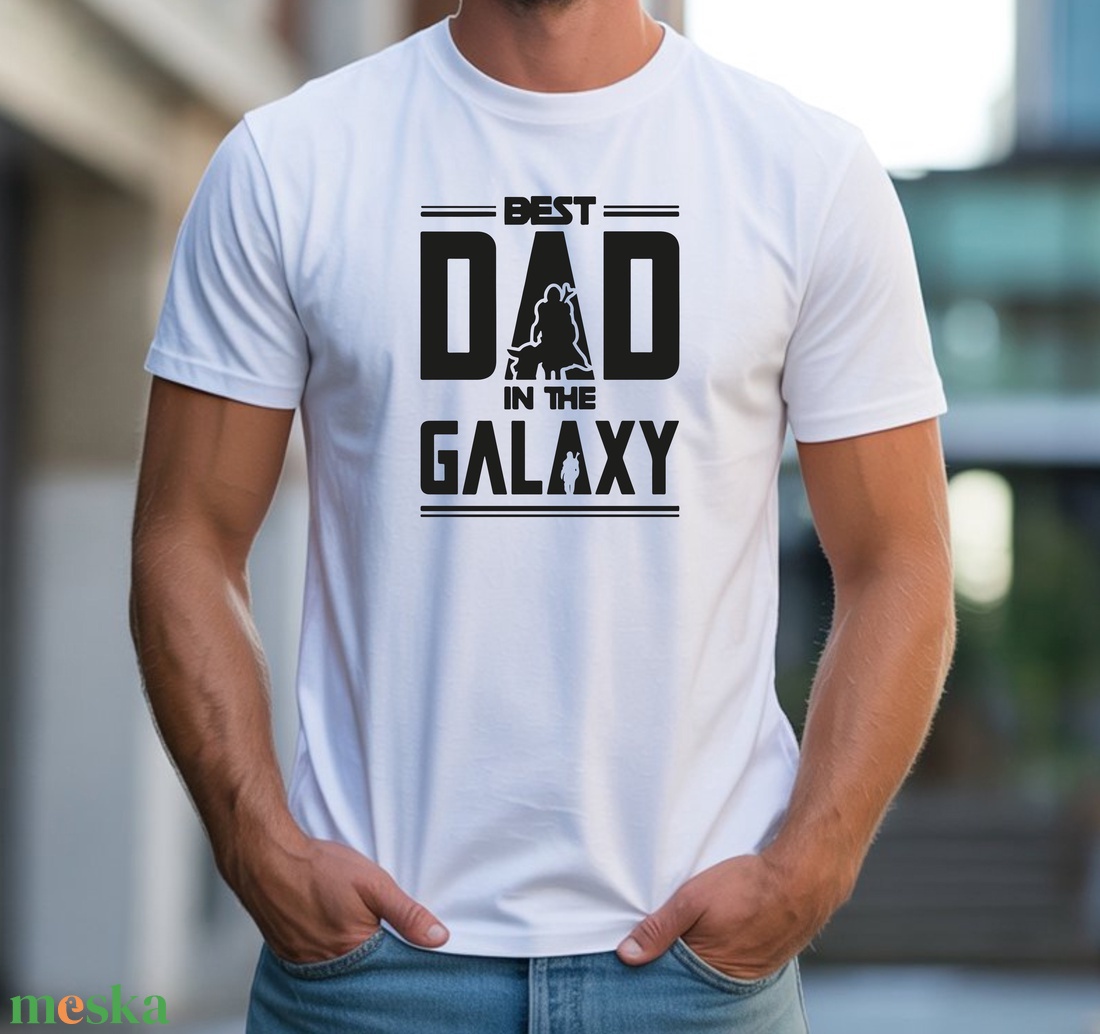 Best dad in the galaxy póló - ruha & divat - férfi ruha - póló - Meska.hu Best dad in the galaxy póló - ruha & divat - férfi ruha - póló - Meska.hu