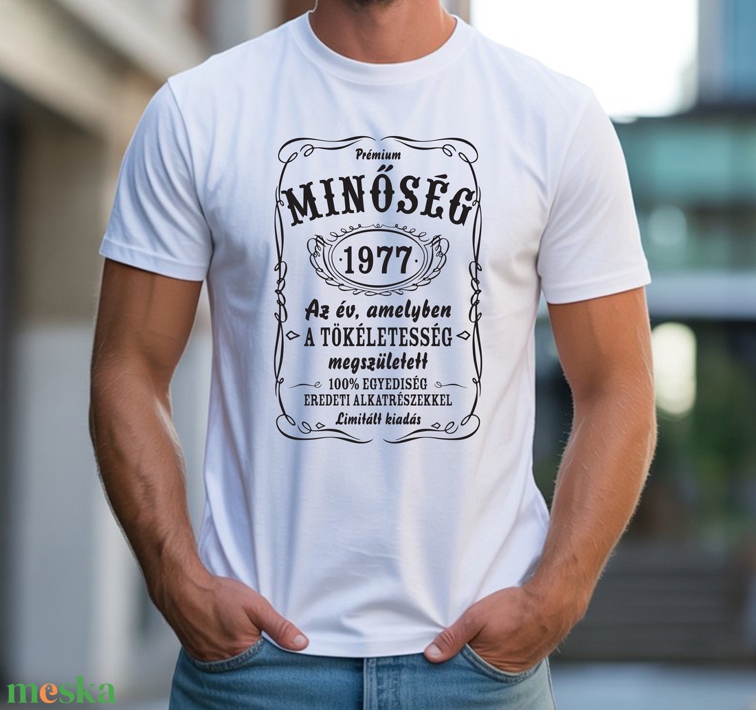 Prémium minőség póló, kérhető más évszámmal - ruha & divat - férfi ruha - póló - Meska.hu Prémium minőség póló, kérhető más évszámmal - ruha & divat - férfi ruha - póló - Meska.hu