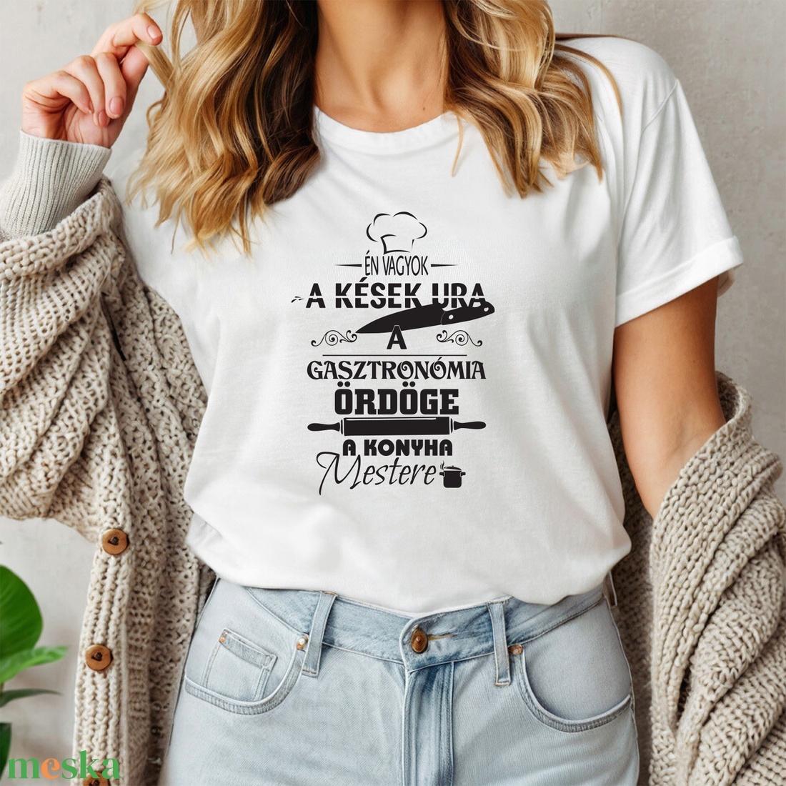 SÉF női póló - ruha & divat - női ruha - póló, felső - Meska.hu SÉF női póló - ruha & divat - női ruha - póló, felső - Meska.hu