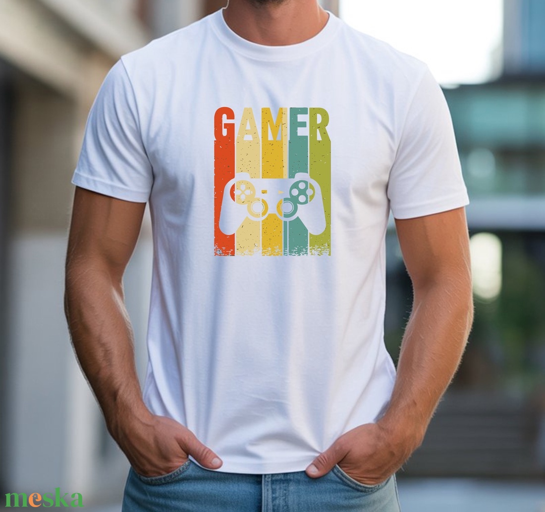 Gamer férfi póló - ruha & divat - férfi ruha - póló - Meska.hu Gamer férfi póló - ruha & divat - férfi ruha - póló - Meska.hu