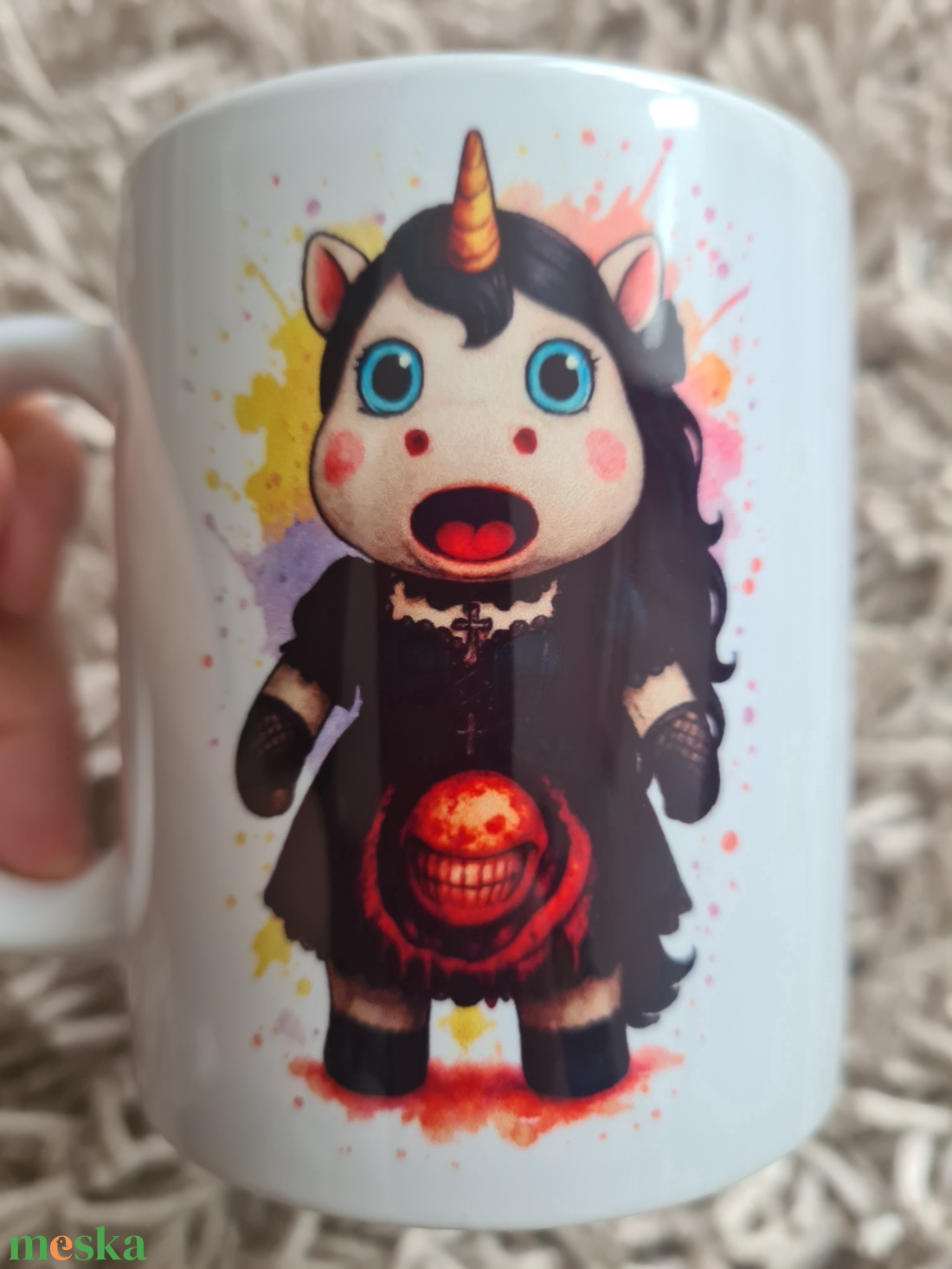 Goth Unikornis vs. Alien bögre - otthon & életmód - konyhafelszerelés, tálalás - tálalás - bögre & csésze - Meska.hu Goth Unikornis vs. Alien bögre - otthon & életmód - konyhafelszerelés, tálalás - tálalás - bögre & csésze - Meska.hu