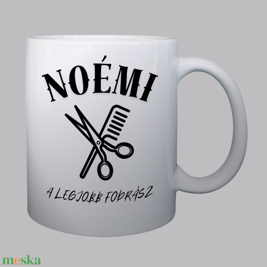 A legjobb Fodrász bögre- személyre szabható névvel - otthon & életmód - konyhafelszerelés, tálalás - tálalás - bögre & csésze - Meska.hu