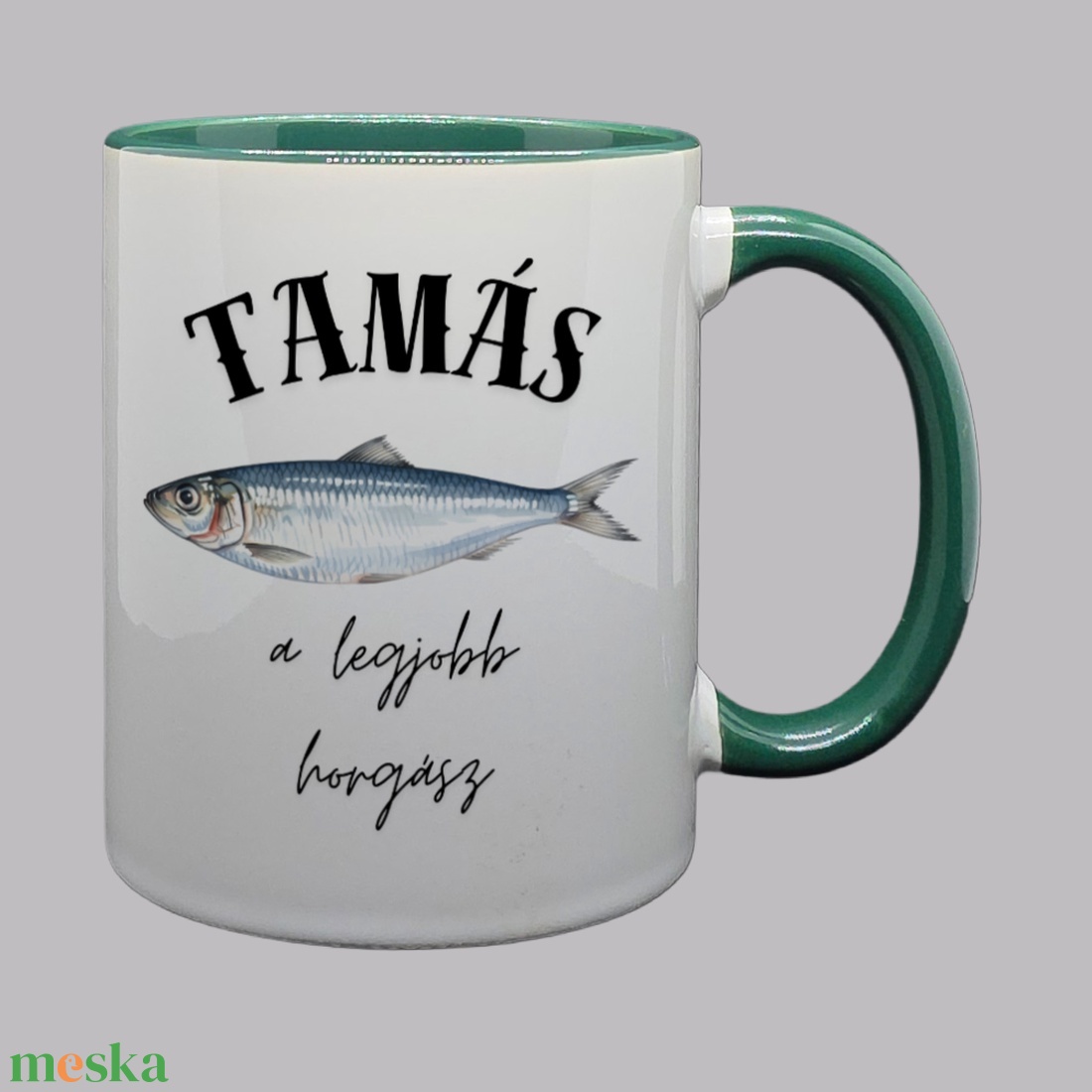 A legjobb horgász � személyre szabható névvel - otthon & életmód - konyhafelszerelés, tálalás - tálalás - bögre & csésze - Meska.hu