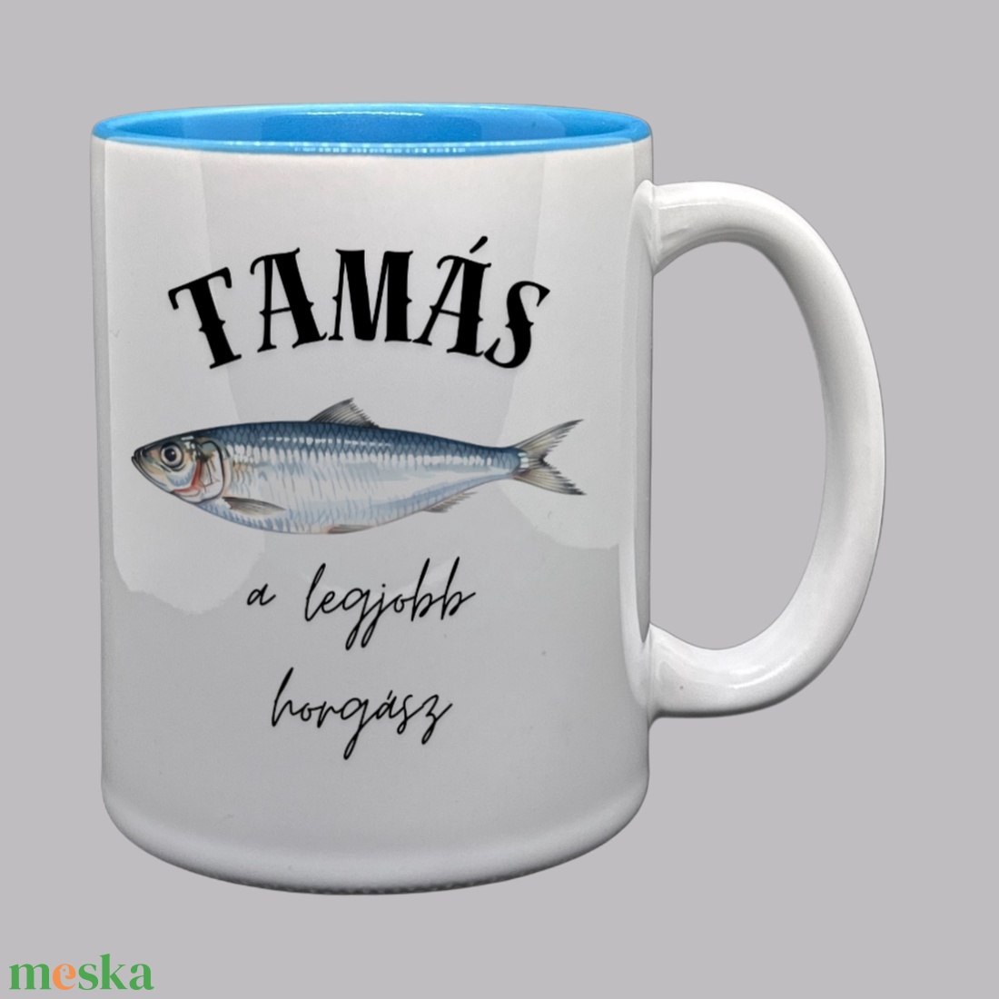 A legjobb horgász � személyre szabható névvel - otthon & életmód - konyhafelszerelés, tálalás - tálalás - bögre & csésze - Meska.hu