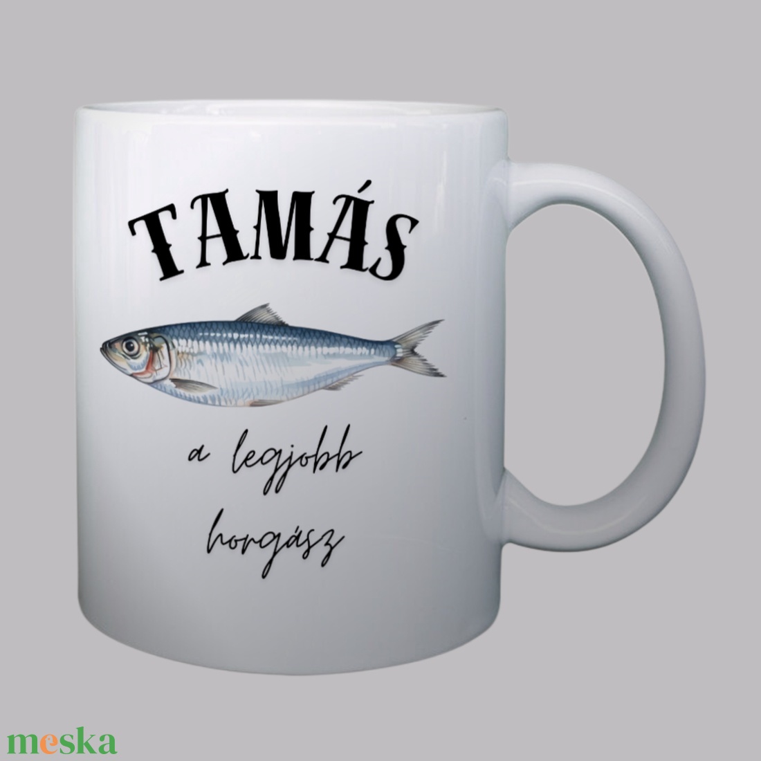 A legjobb horgász � személyre szabható névvel - otthon & életmód - konyhafelszerelés, tálalás - tálalás - bögre & csésze - Meska.hu