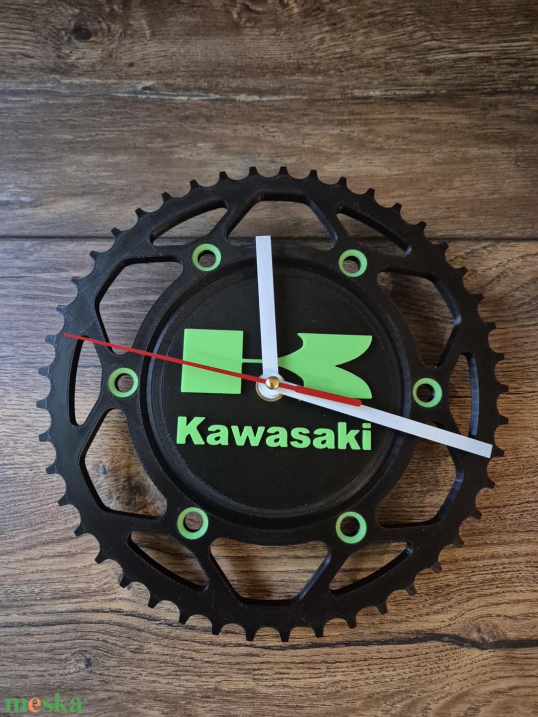 3D Nyomtatott Motoros Fali Óra Kawasaki stílusban! - otthon & életmód - dekoráció - fali és függő dekoráció - falióra & óra - Meska.hu 3D Nyomtatott Motoros Fali Óra Kawasaki stílusban! - otthon & életmód - dekoráció - fali és függő dekoráció - falióra & óra - Meska.hu