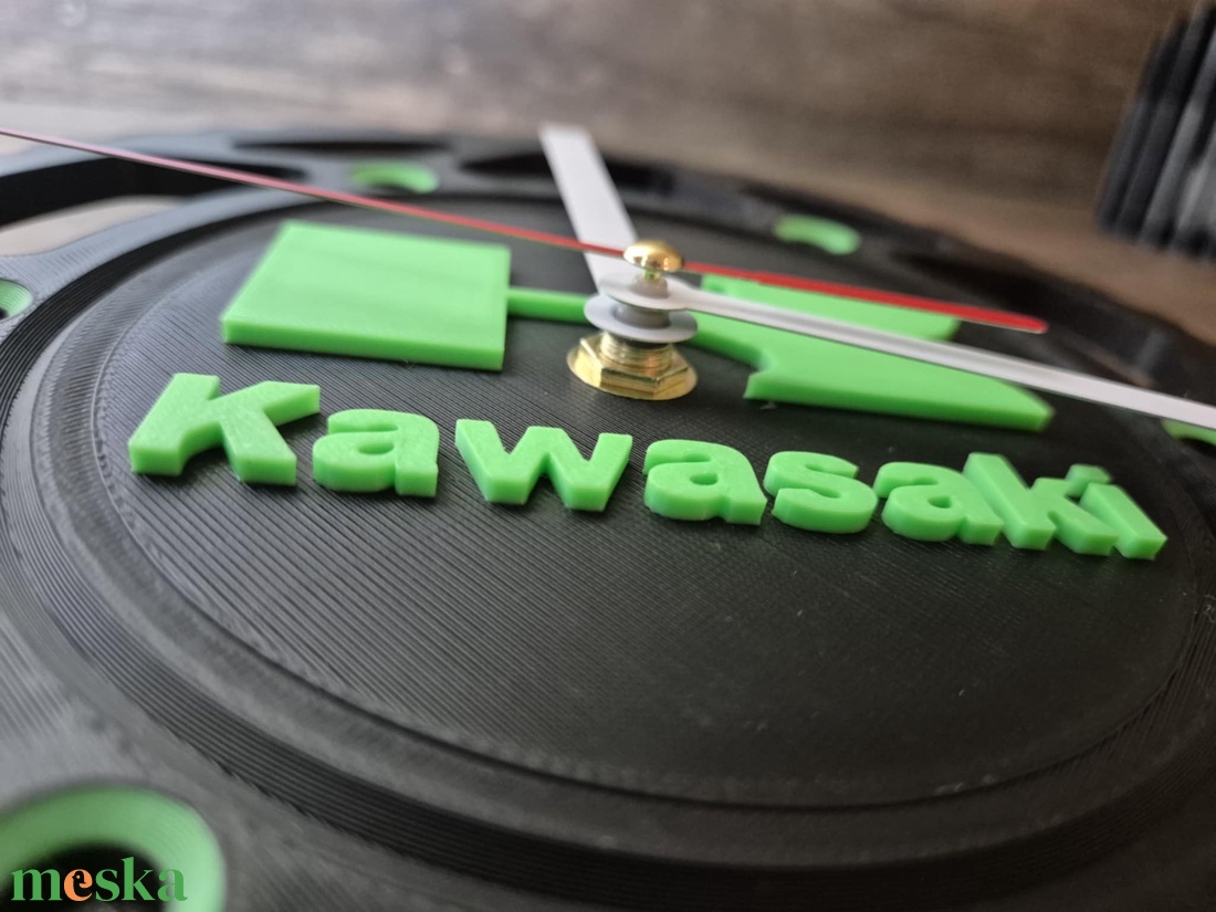 3D Nyomtatott Motoros Fali Óra Kawasaki stílusban! - otthon & életmód - dekoráció - fali és függő dekoráció - falióra & óra - Meska.hu 3D Nyomtatott Motoros Fali Óra Kawasaki stílusban! - otthon & életmód - dekoráció - fali és függő dekoráció - falióra & óra - Meska.hu