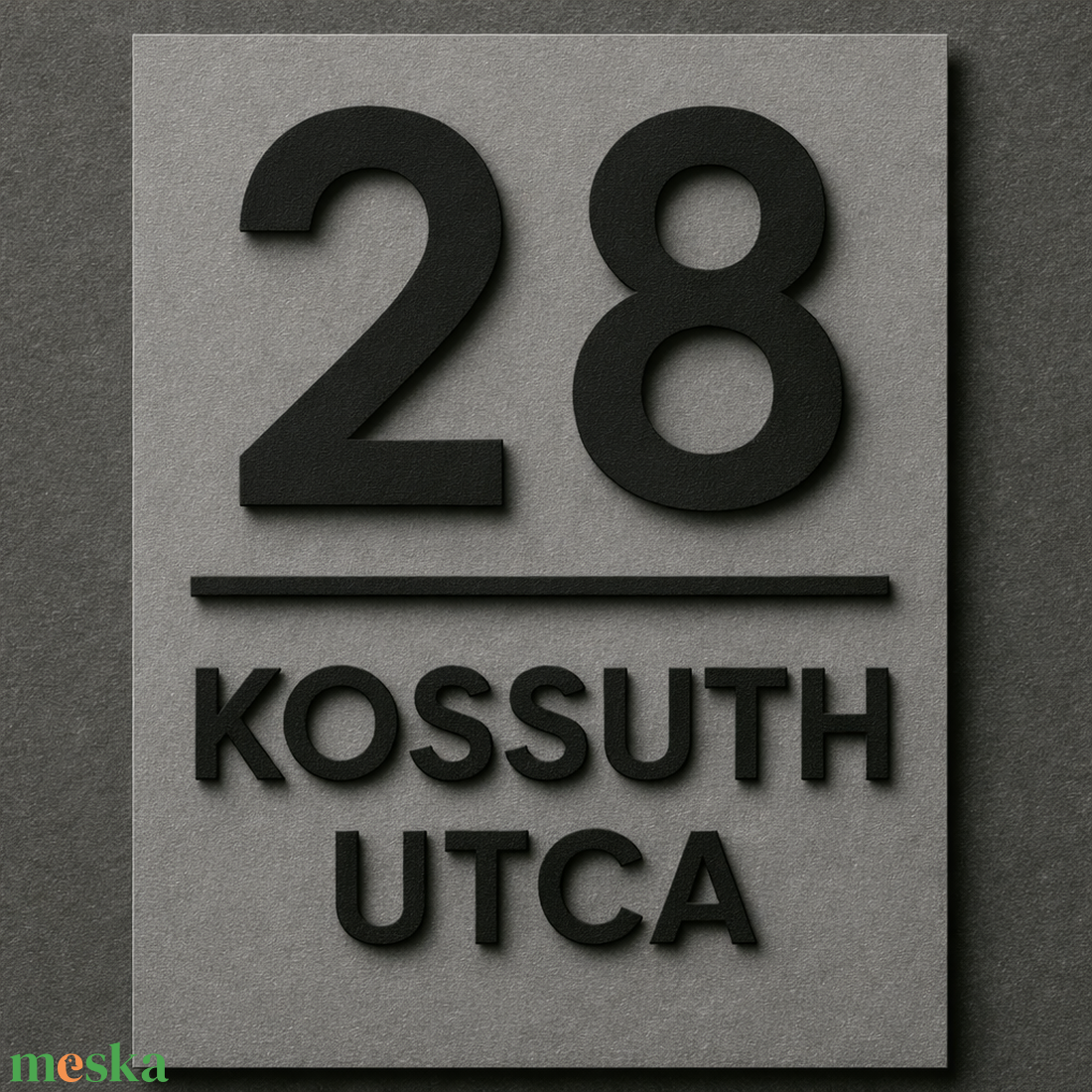 Egyedi házszámtábla � 3D nyomtatott - otthon & életmód - ház & kert - házszám - Meska.hu