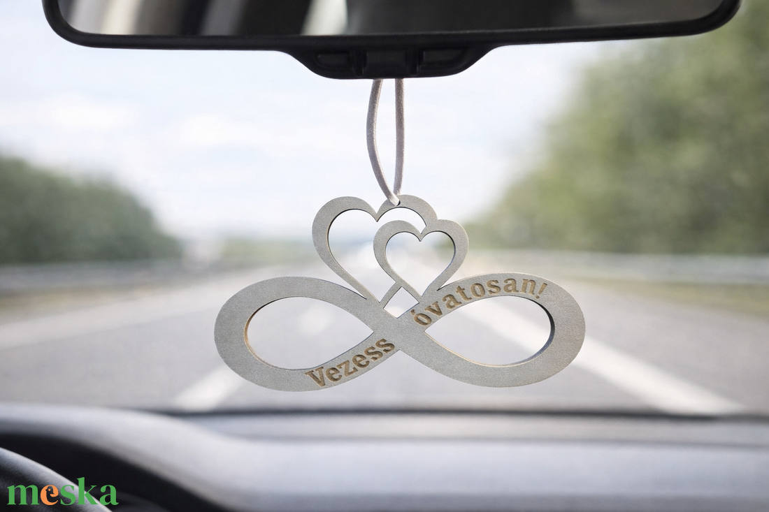 Autós tükördísz � Vezess óvatosan! - otthon & életmód - autó - visszapillantó dísz - Meska.hu