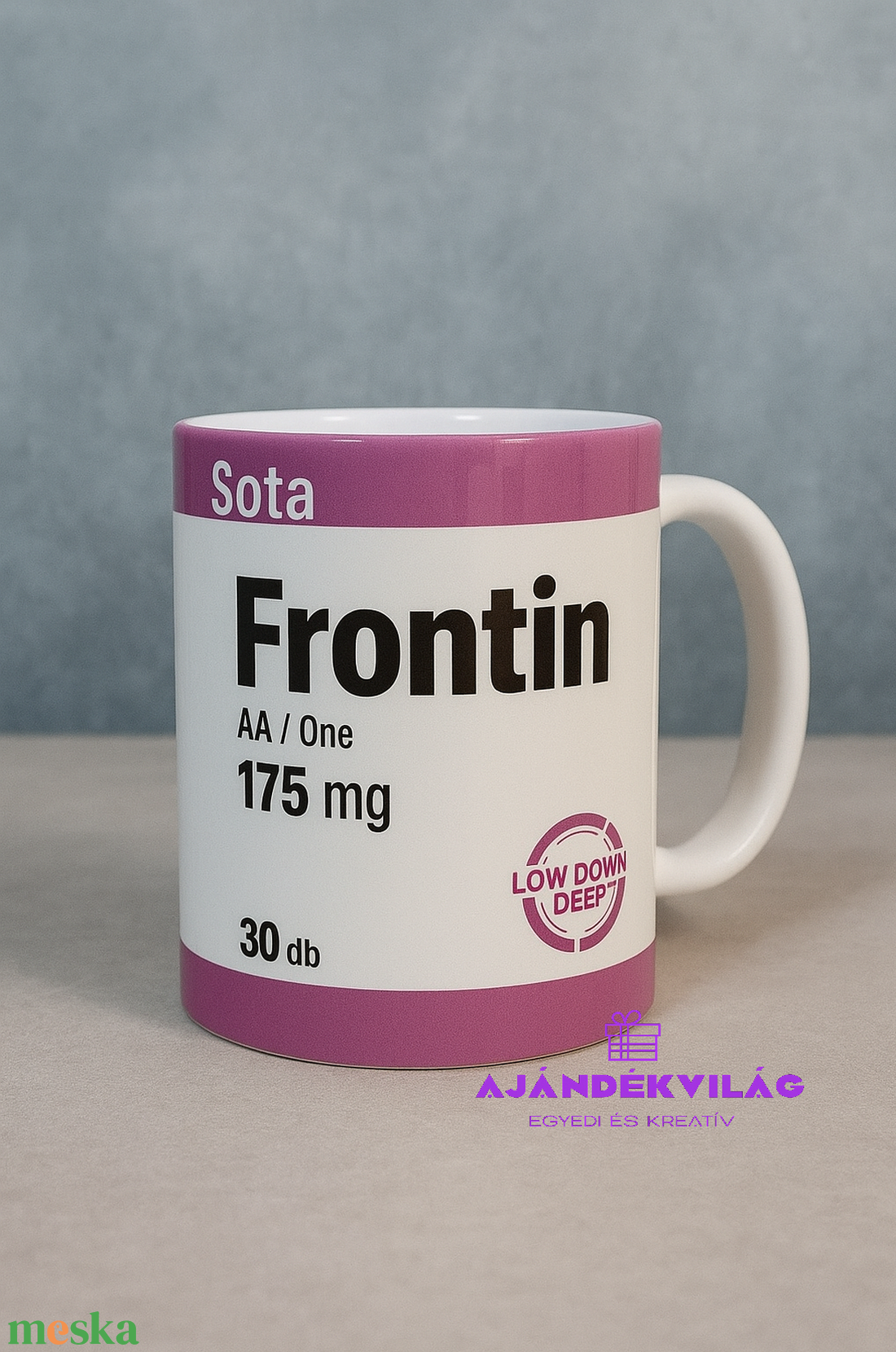 Frontin bögre - otthon & életmód - konyhafelszerelés, tálalás - tálalás - bögre & csésze - Meska.hu