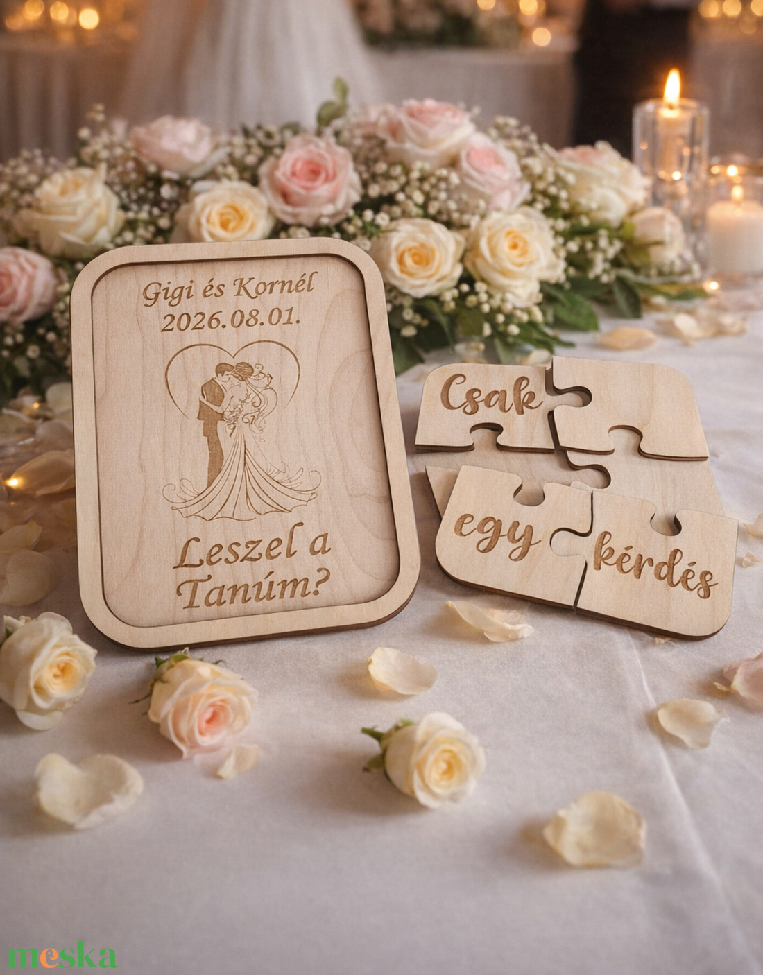 Esküvői tanúfelkérő � Csak egy kérdés - esküvő - meghívó & kártya - tanú felkérő - Meska.hu