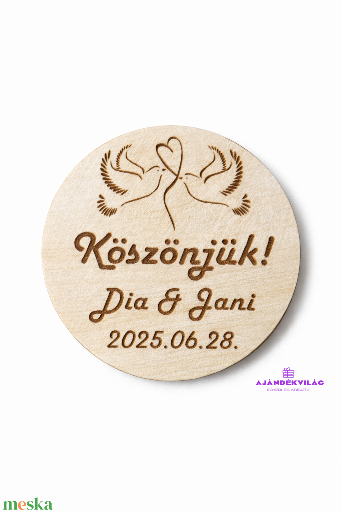 Esküvői köszönet ajándék  - esküvő - emlék & ajándék - köszönőajándék - Meska.hu