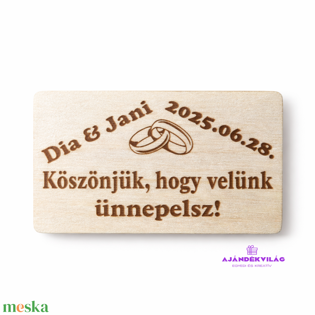 Esküvői köszönet ajándék  - esküvő - emlék & ajándék - köszönőajándék - Meska.hu