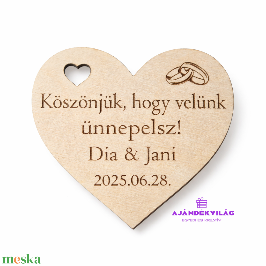 Esküvői köszönet ajándék  - esküvő - emlék & ajándék - köszönőajándék - Meska.hu