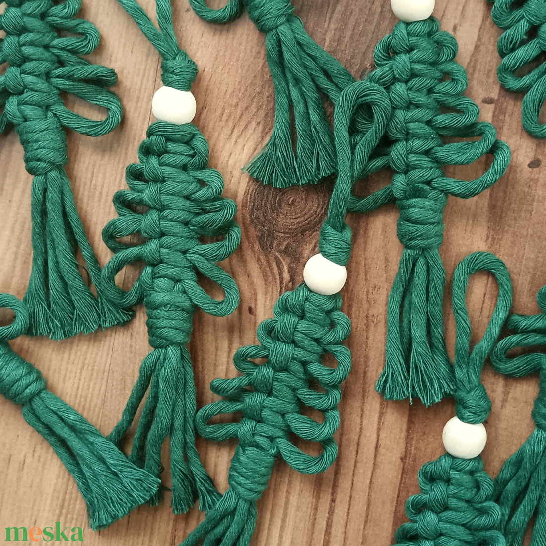 3 db kicsi karácsonyfa  - karácsony - karácsonyi ajándékozás - karácsonyi képeslap, üdvözlőlap, ajándékkísérő - Meska.hu