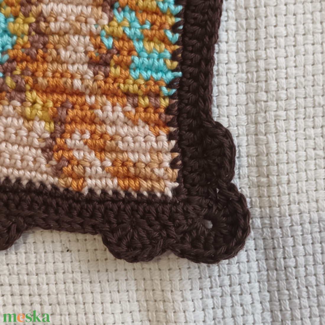 Horgolt festmény - otthon & életmód - dekoráció - fali és függő dekoráció - falra akasztható dekor - Meska.hu