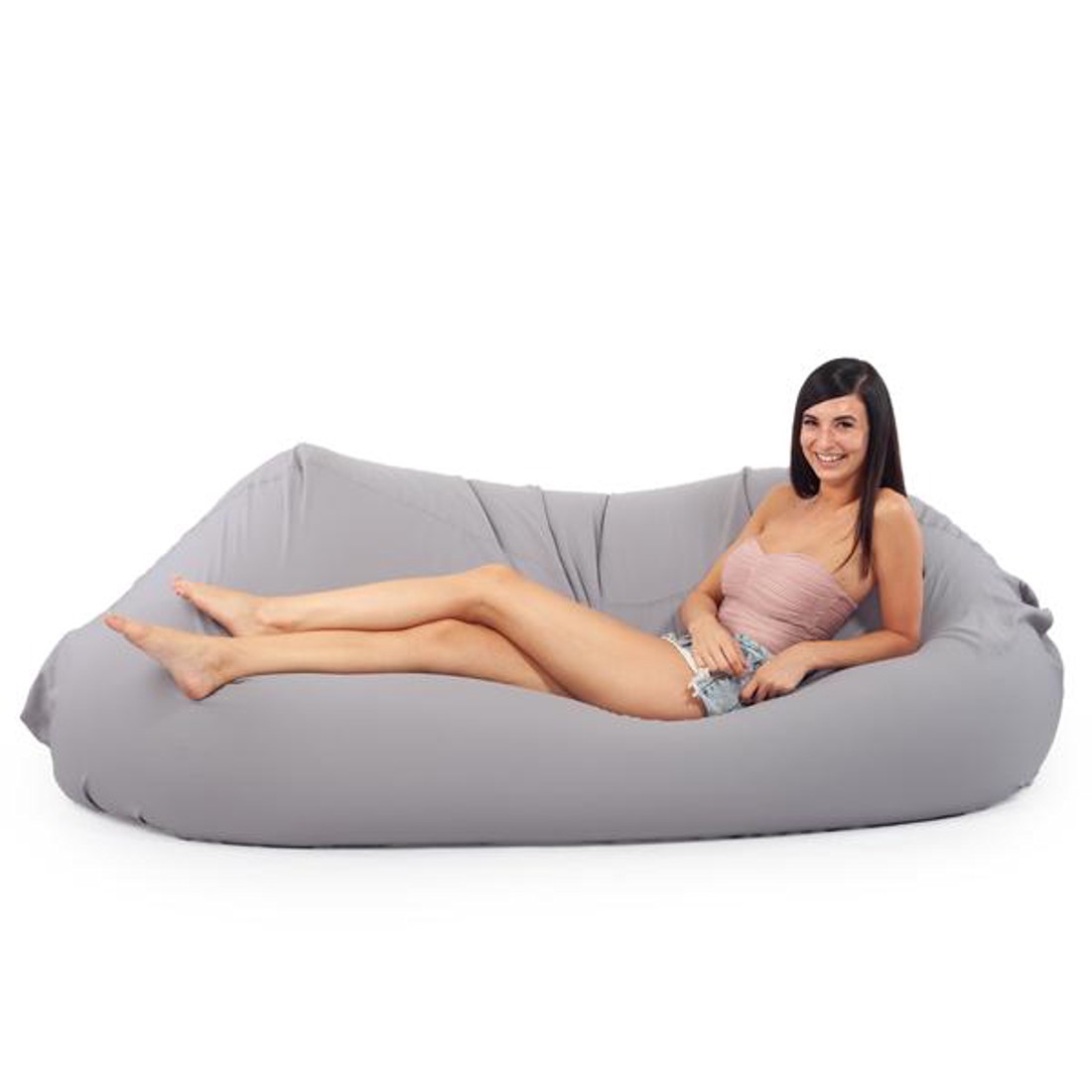 Szürke Relax Babzsák Kanapé -  - Meska.hu