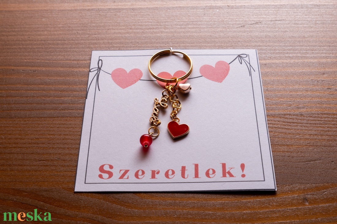 Szerelmes Üzenet Kulcstartó - táska & tok - kulcstartó & táskadísz - kulcstartó - Meska.hu